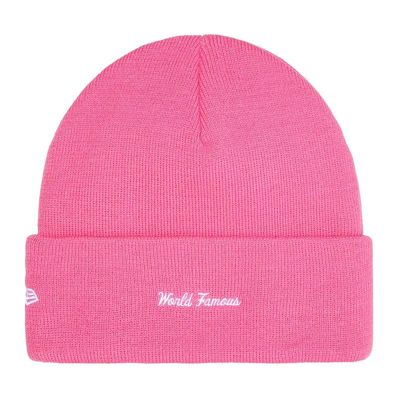 Supreme New Era Box Logo Beanie 帽子 毛帽 洋紅色 FW25BN5-MA [台灣現貨]