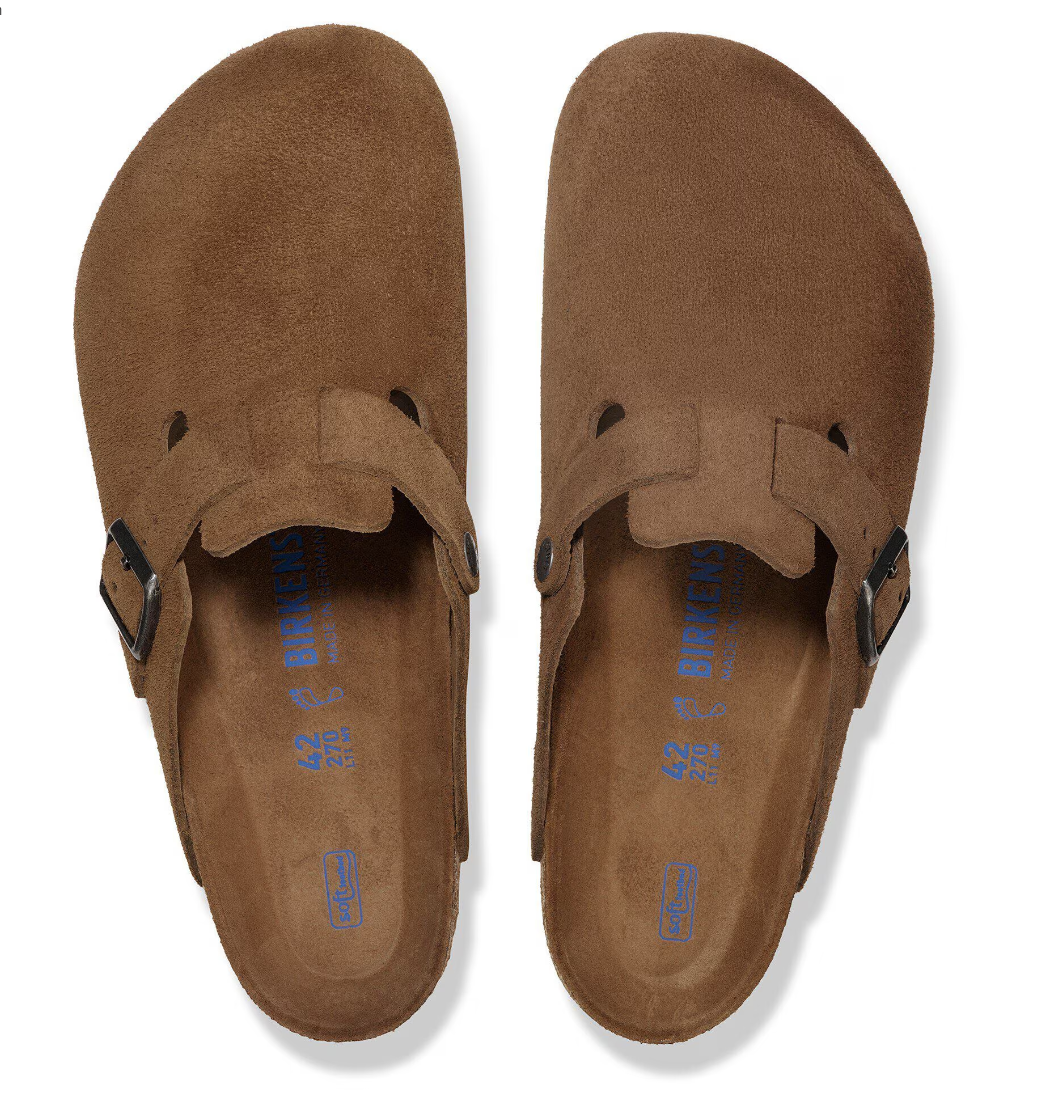 Birkenstock Boston Soft Footbed - Dark Tea Tonal | 1030814
