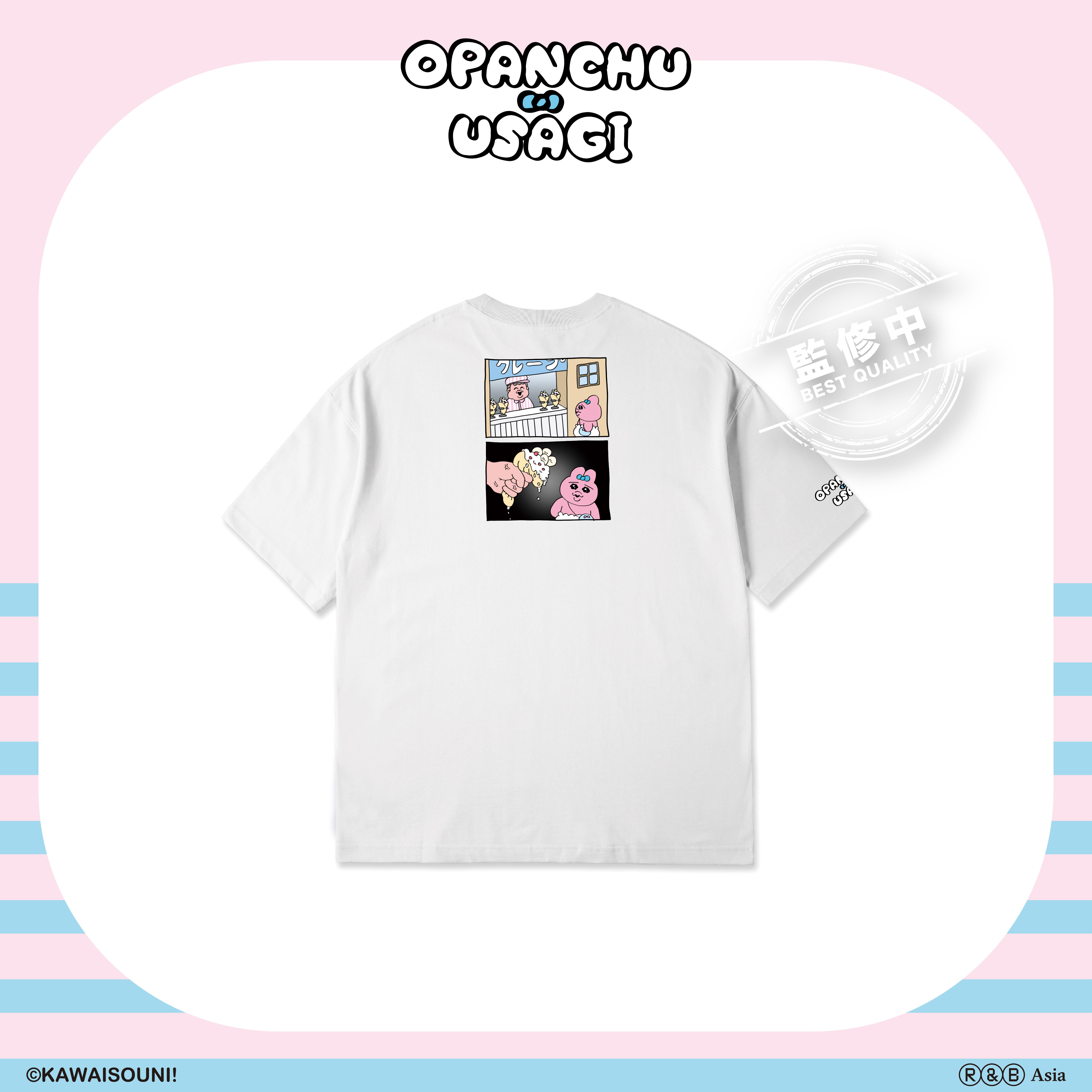 【預購】Opanchu Usagi 褲褲兔-T恤-可麗餅