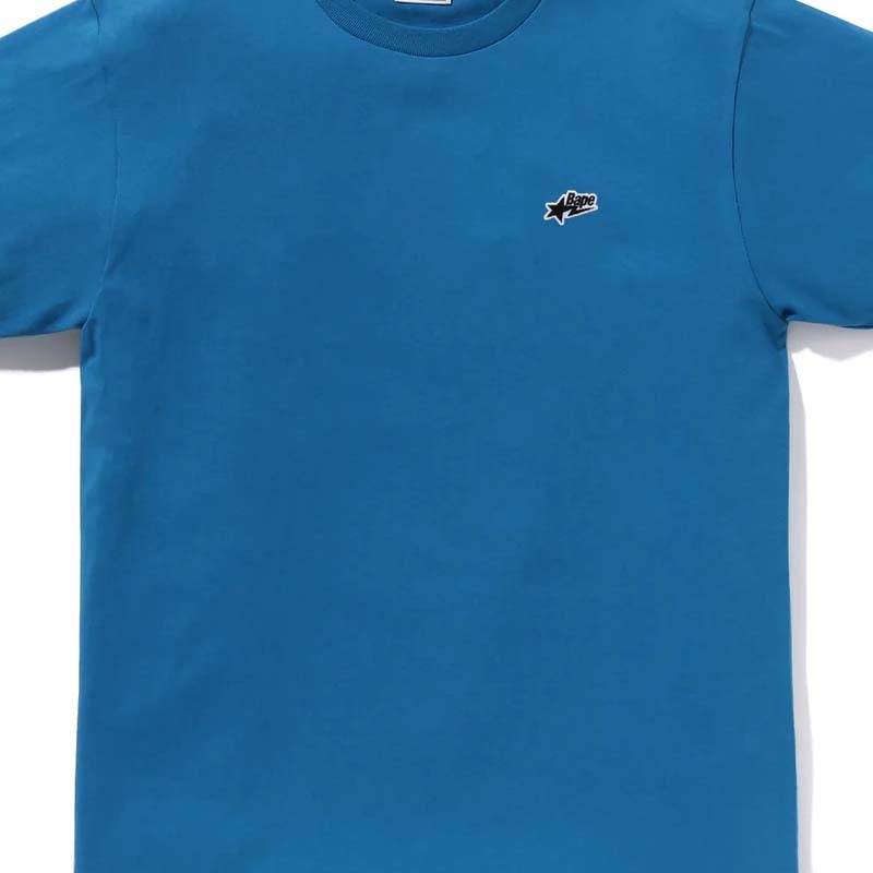BAPE STA One Point Tee 寶藍色 短袖 BAPE-16CM [台灣現貨]