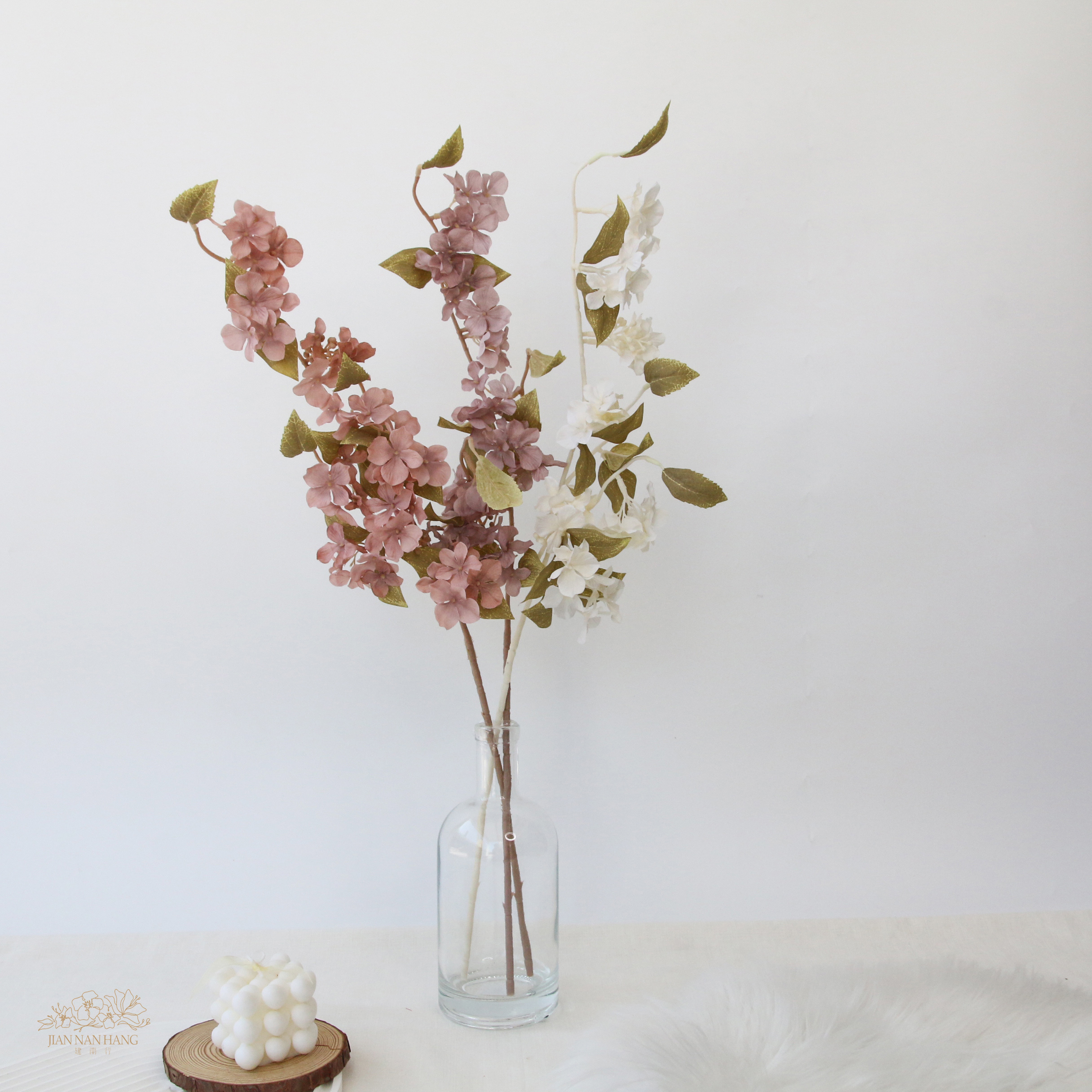 人造花 繡球花藤 3色