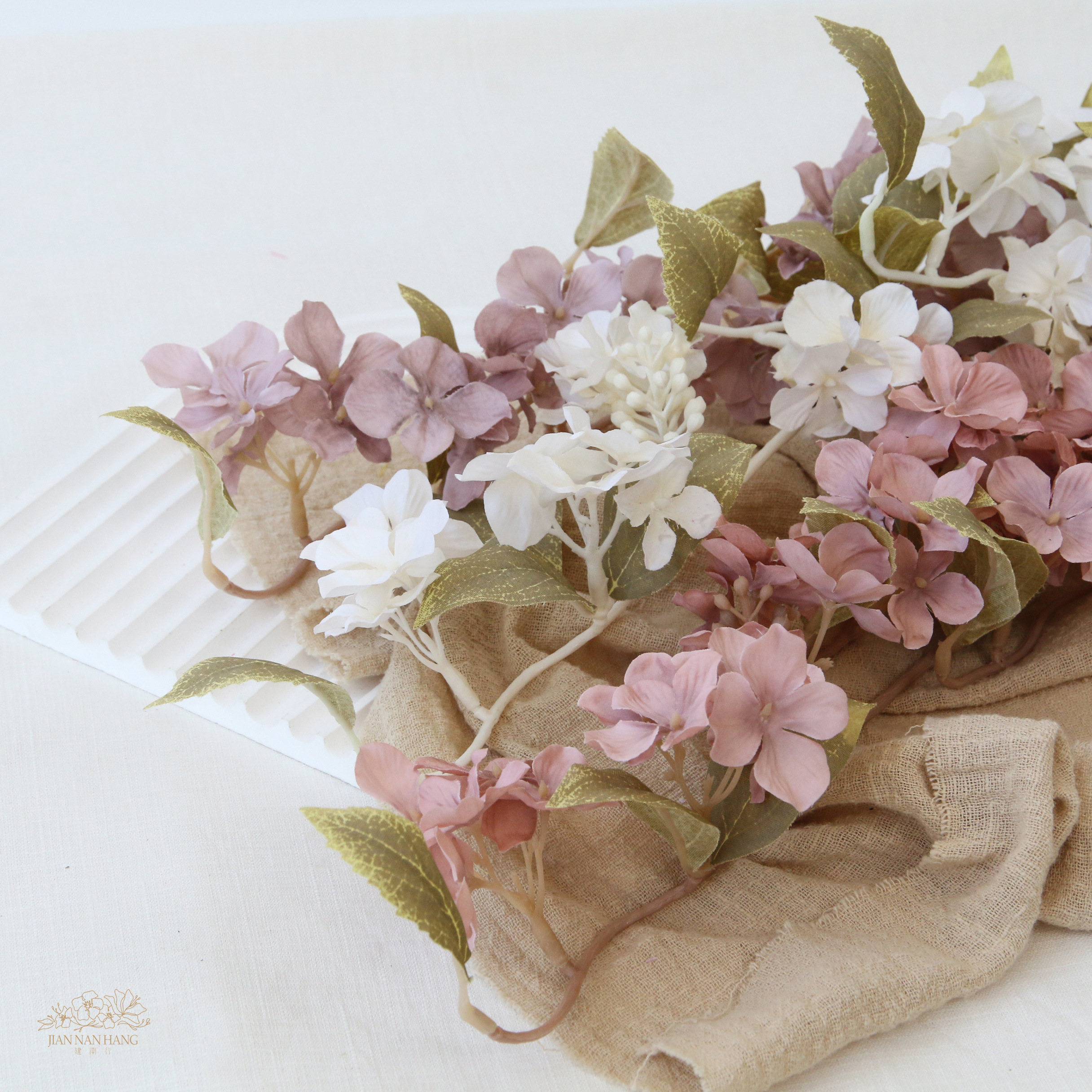 人造花 繡球花藤 3色