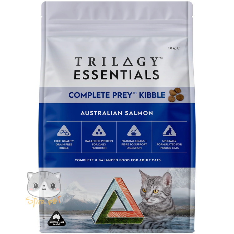Trilogy (澳洲) Essentials Complete Prey 無穀三文魚成貓糧 1.8kg
