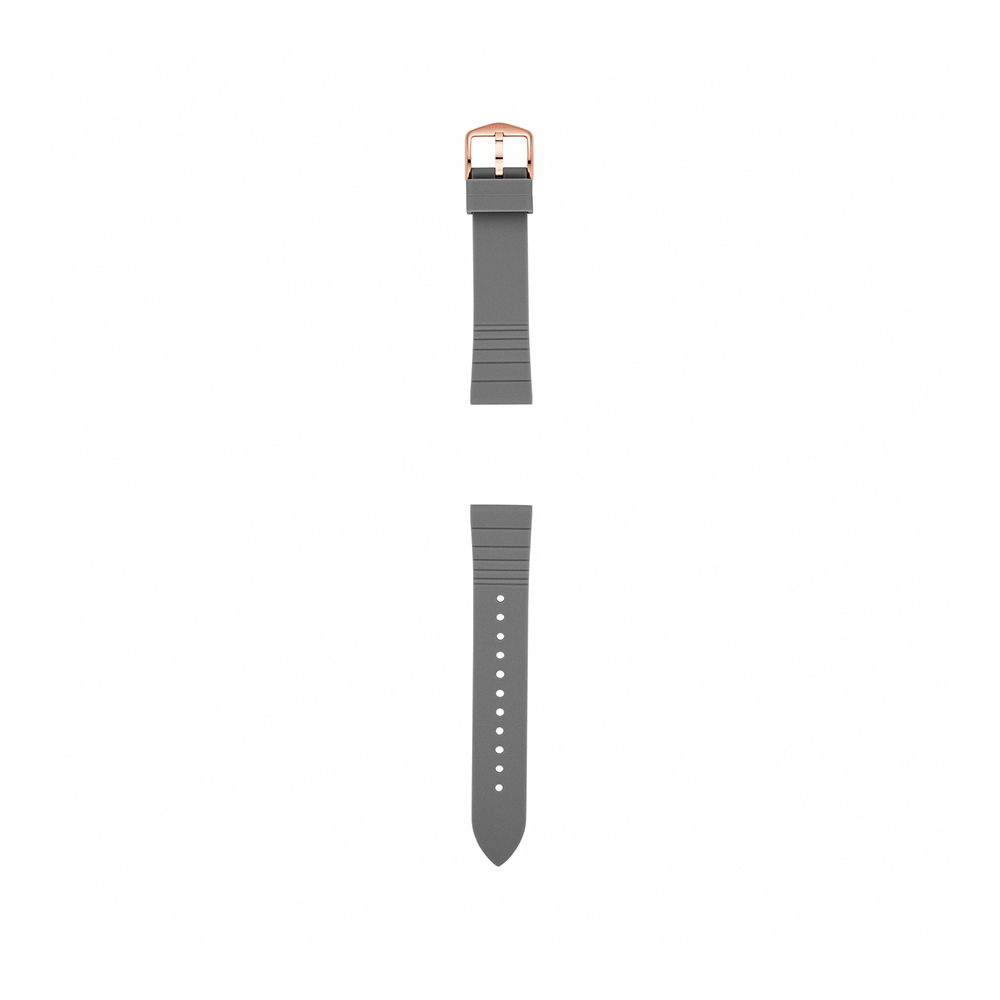 18mm 灰色矽膠錶帶 S181371