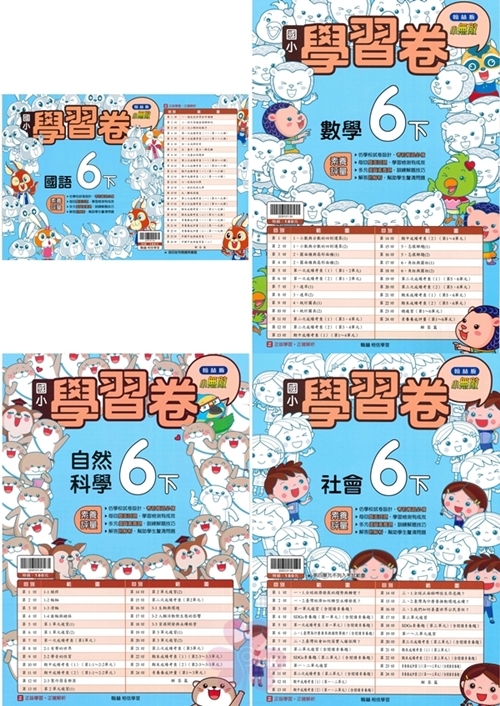 國小「翰林、康軒、南一出版」測驗卷_6年級(114下)_國語/數學/自然/社會_適用翰林/康軒/南一