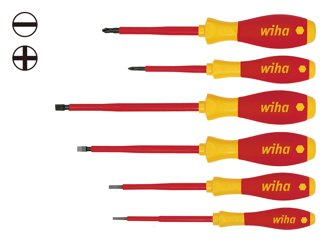 WI00833 Softfinish 電工絕緣螺絲批 6件套 一字/十字