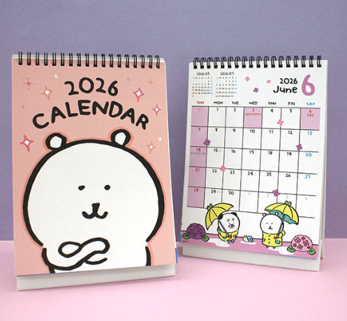 預訂｜韓國限定 白熊 2026枱曆 月曆 Desk Calendar