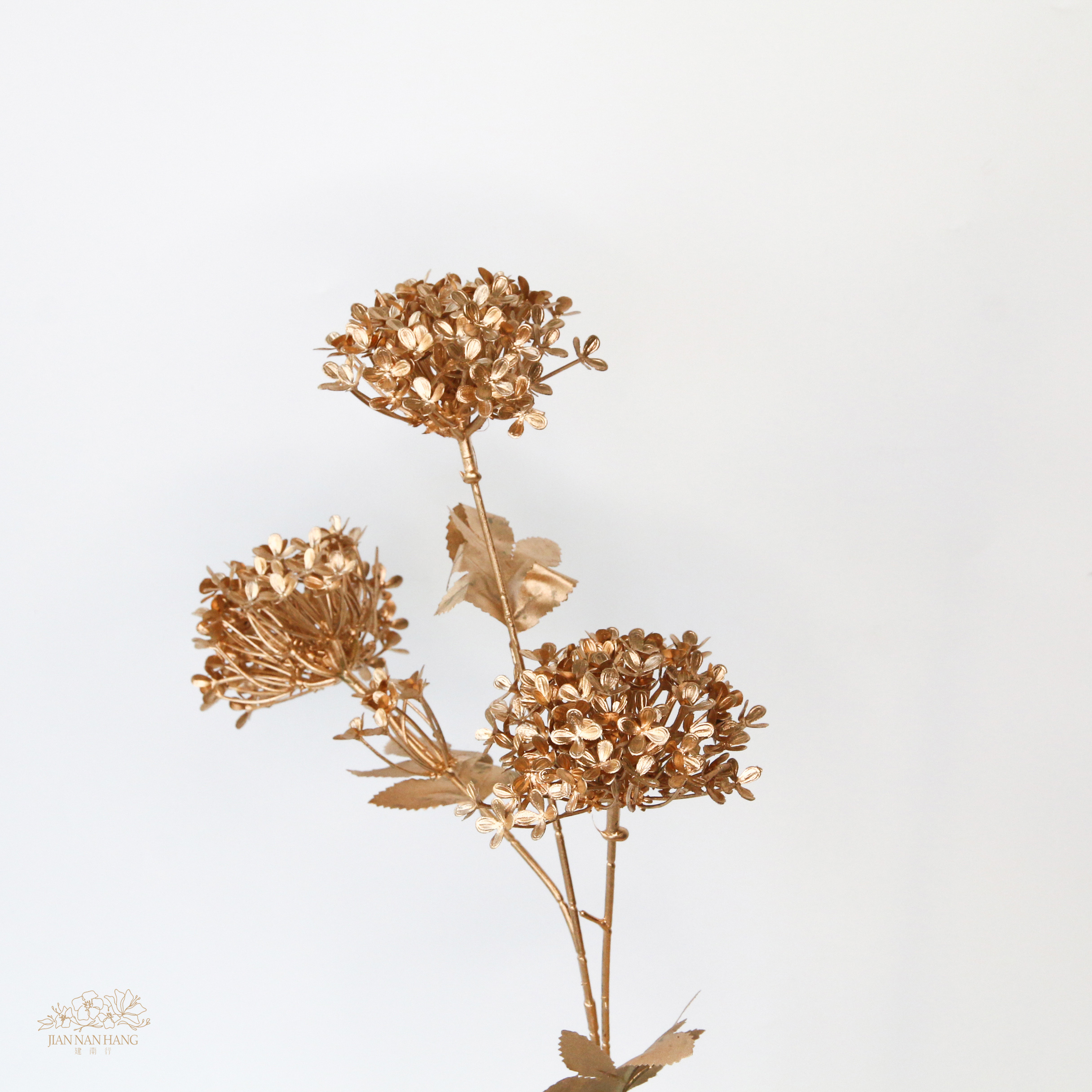 人造花 木繡球 金