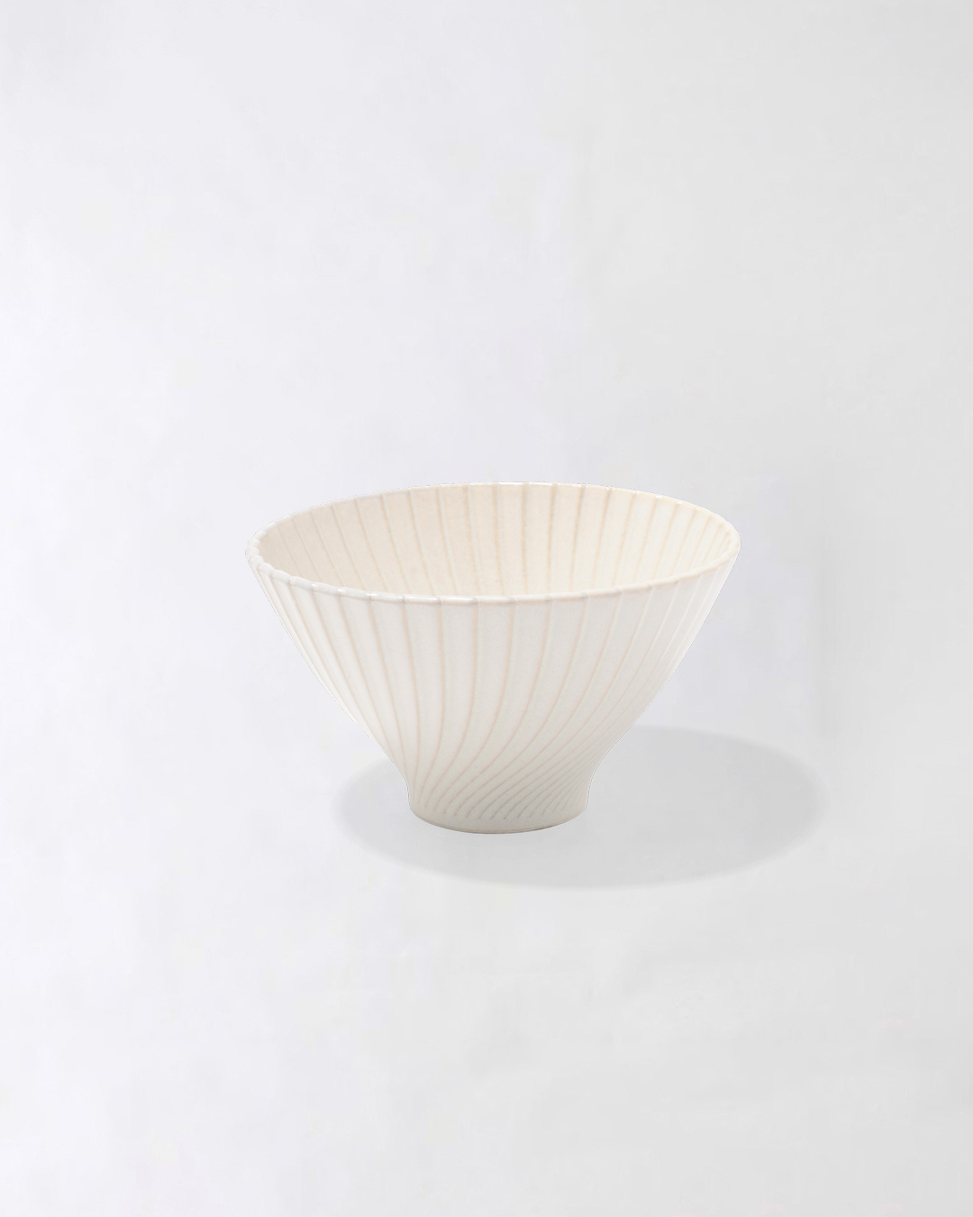 Mille 瀨戶燒扭紋飯碗 白色 L | sobokai