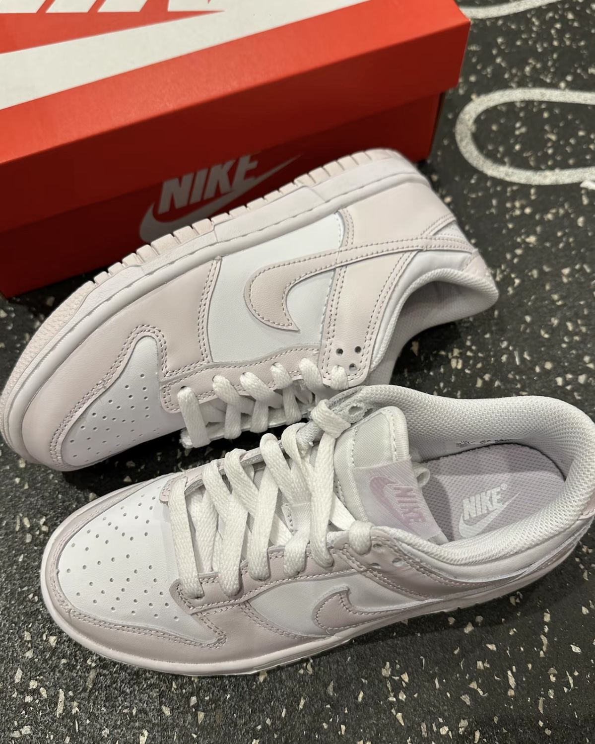 Nike Dunk Low Light Violet 白粉紫 淺紫 皮革 低筒休閒鞋 女款