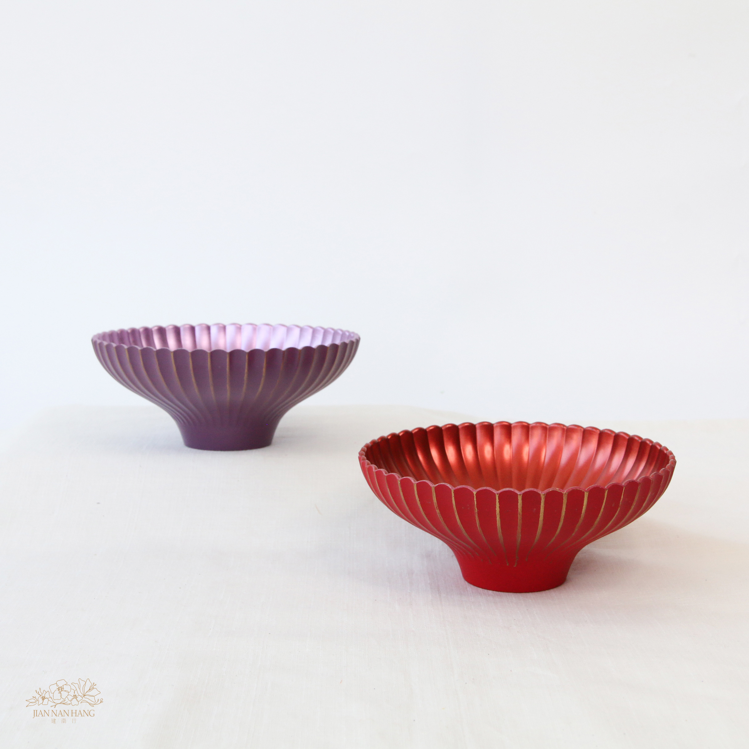 塑膠花器 IKI花邊花盆 小 2色