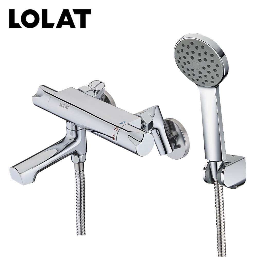 LOLAT恆溫小淋浴水龍頭組-鉻色STN2365H