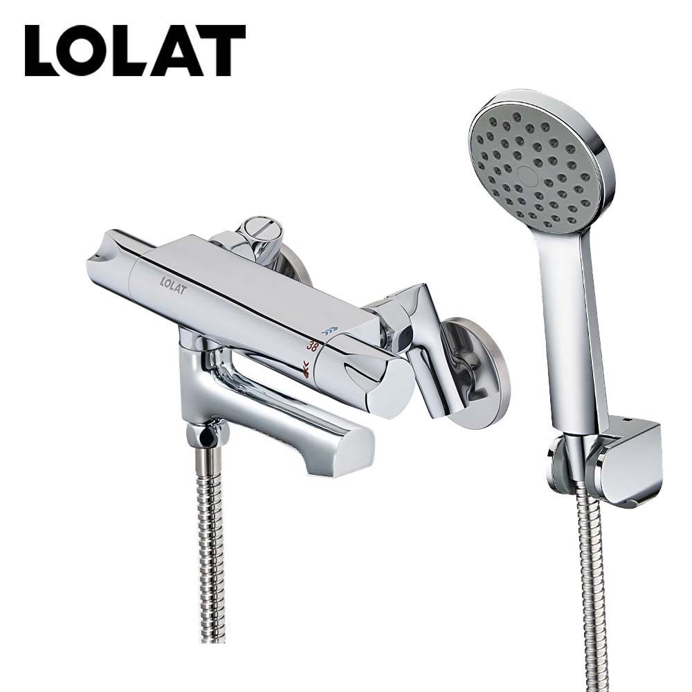 LOLAT恆溫小淋浴水龍頭組-鉻色STN2365H