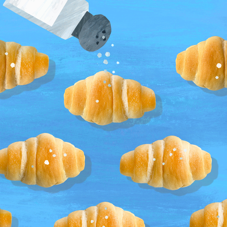 迷你剛剛好鹽可頌（5入）