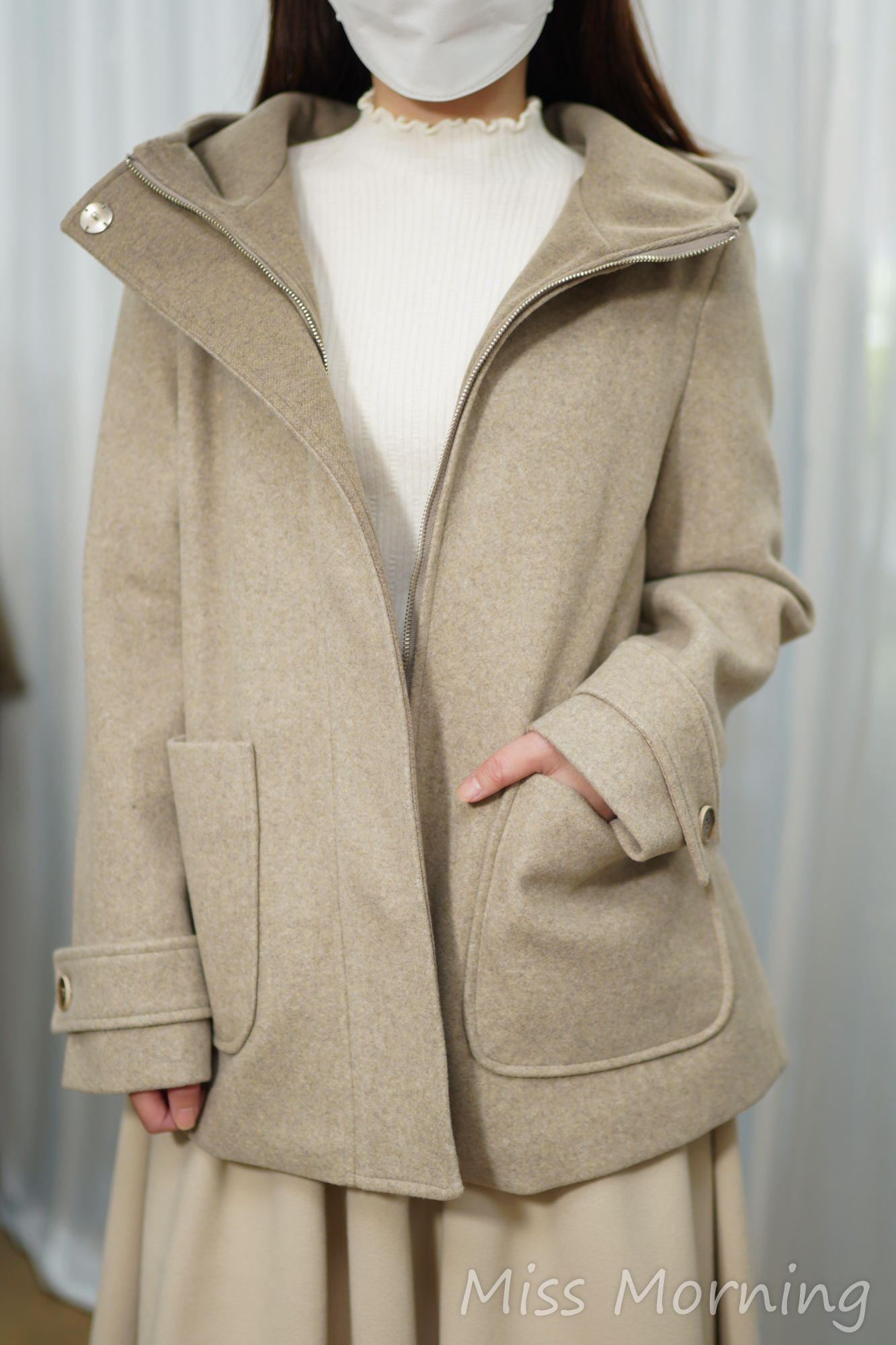 3成羊毛好好襯抵著中褸(14994)