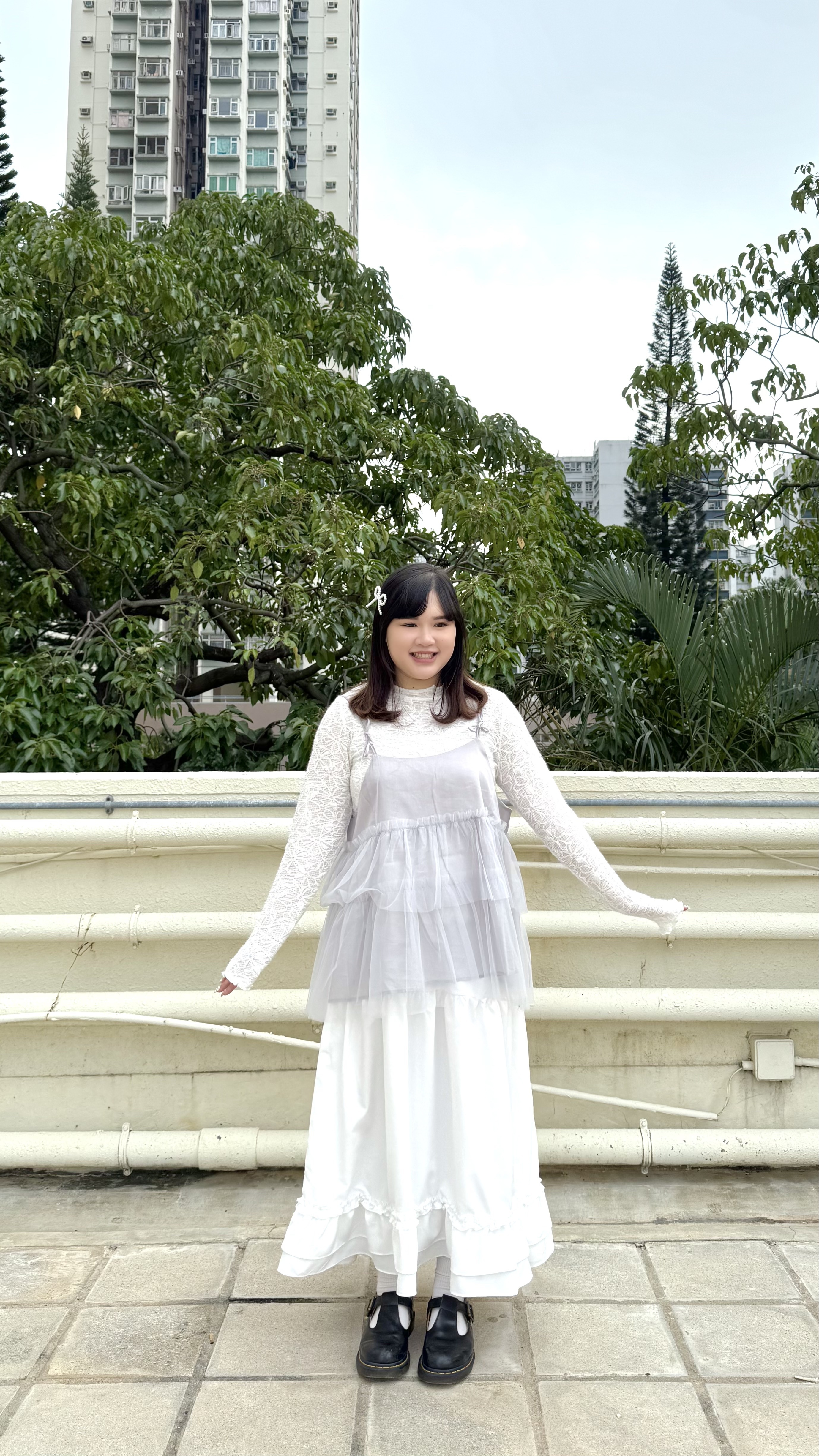 綁帶蛋糕紗紗外搭