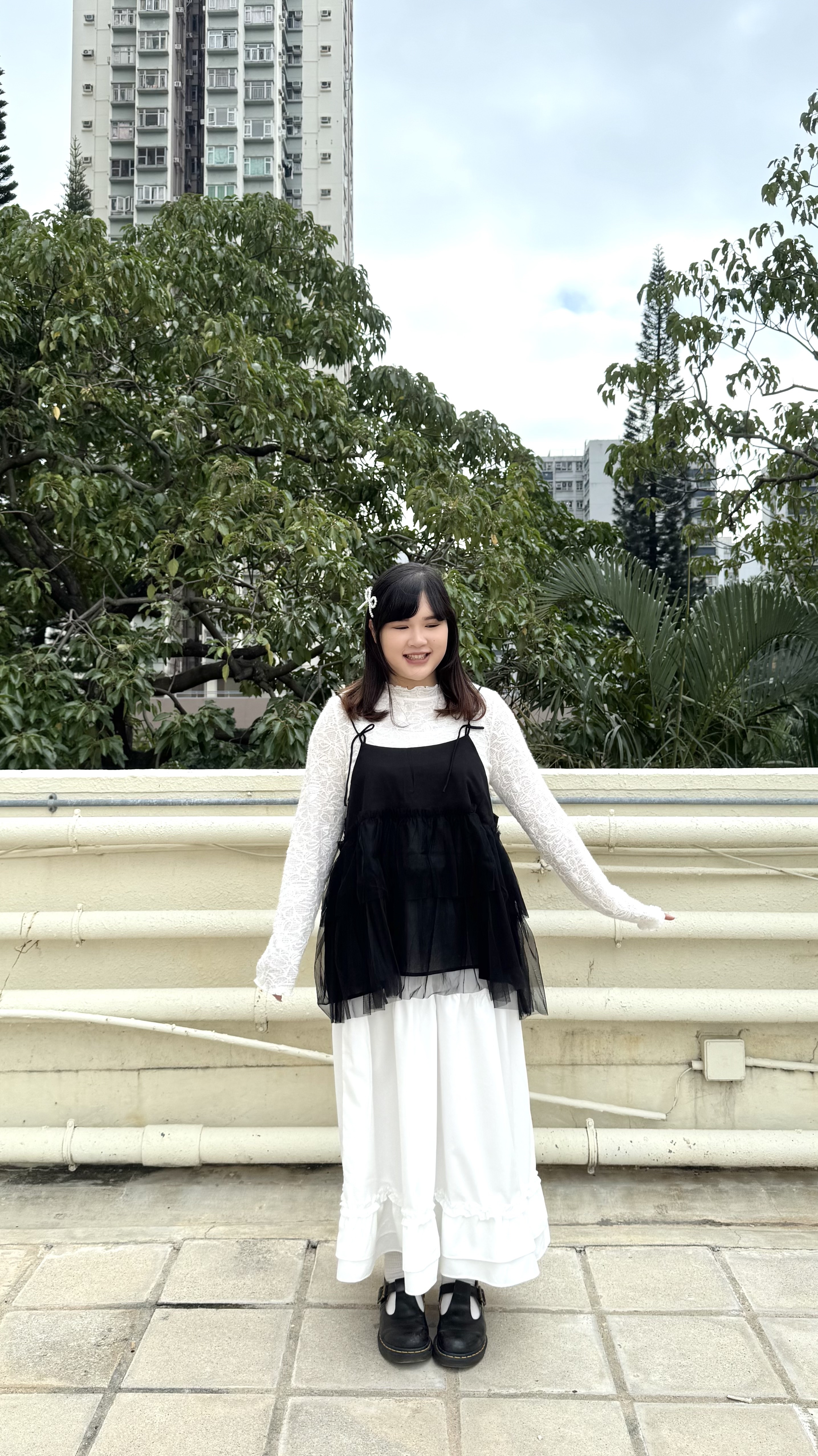 綁帶蛋糕紗紗外搭