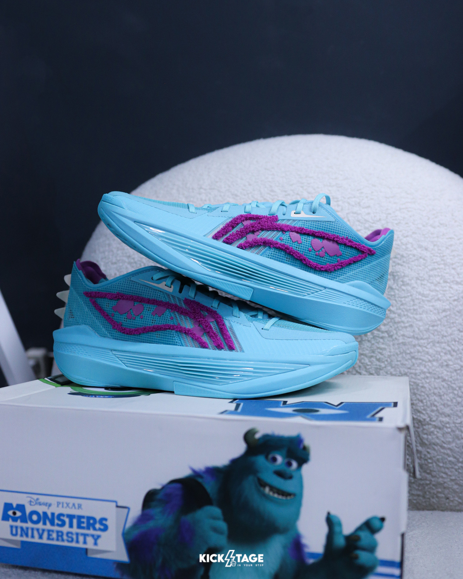 <連線代購商品>男女鞋 李寧 Disney x Li-Ning ULTRALIGHT 2025 Monsters University 迪士尼 毛怪 耐磨 緩震 支撐 實戰 籃球鞋【ABAV007-10】