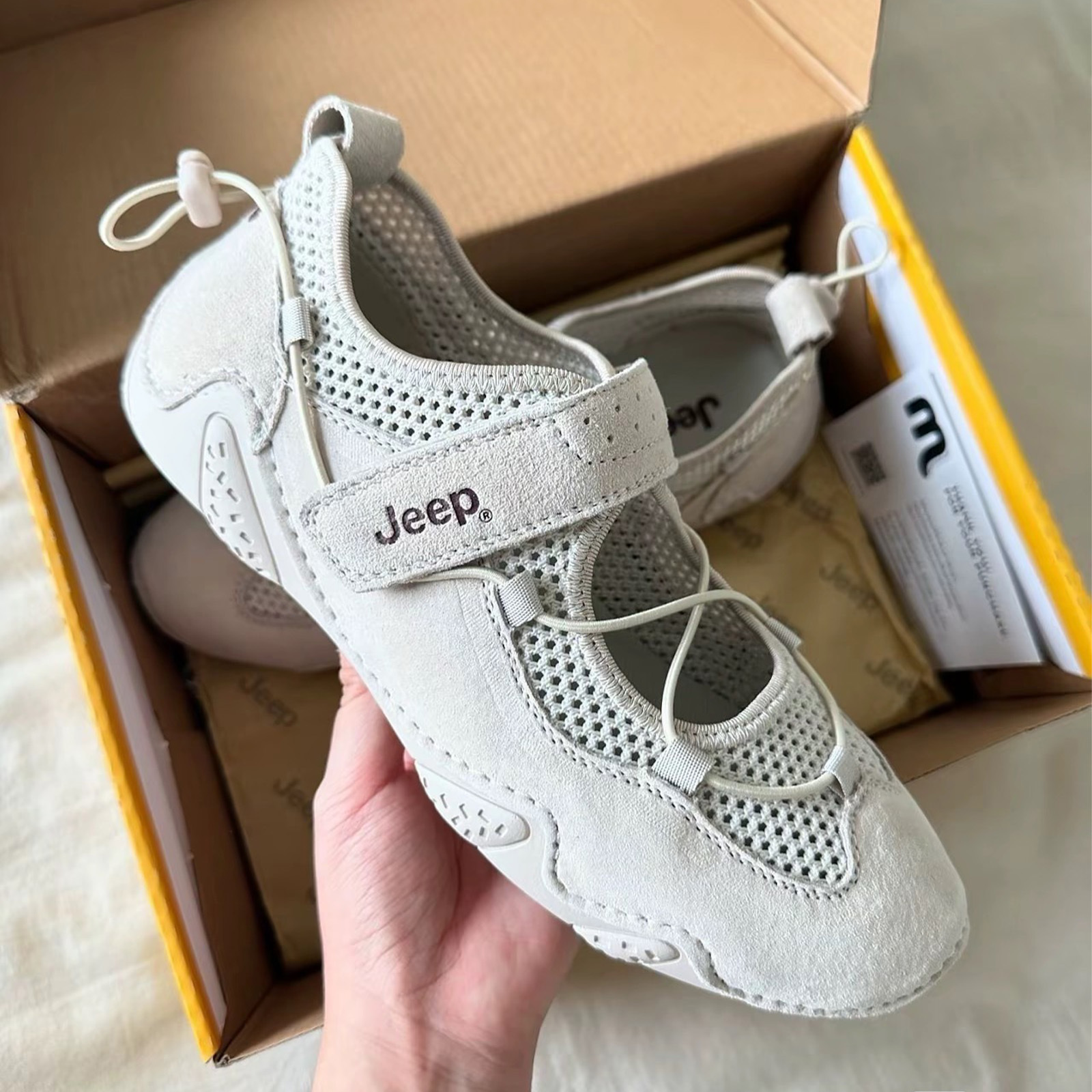 JEEP 吉普 MARY JANE 瑪莉珍 麂皮 平底 涼鞋 戶外 休閒 女鞋 兩色 PX241WAS932