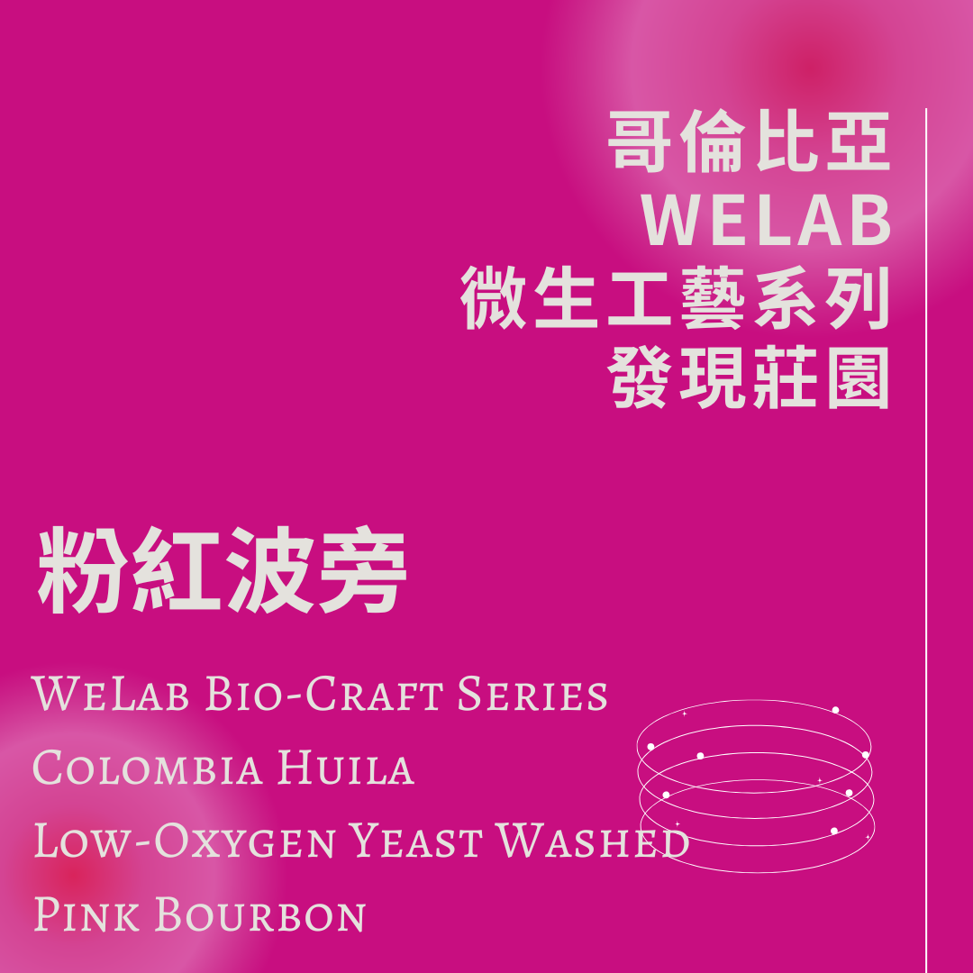 哥倫比亞 WeLab 微生工藝系列 發現莊園 粉紅波旁