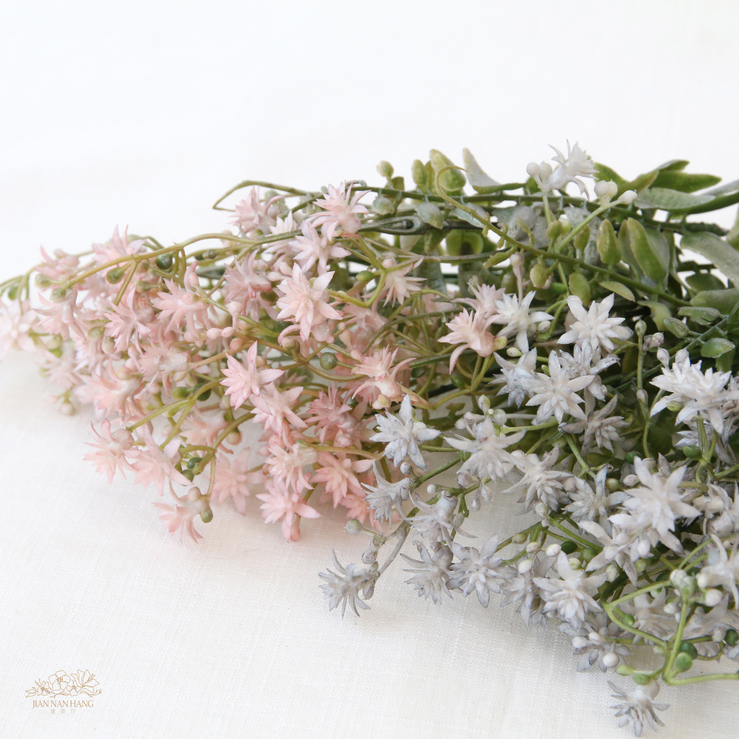 人造花 珍珠迷你花叢 2色