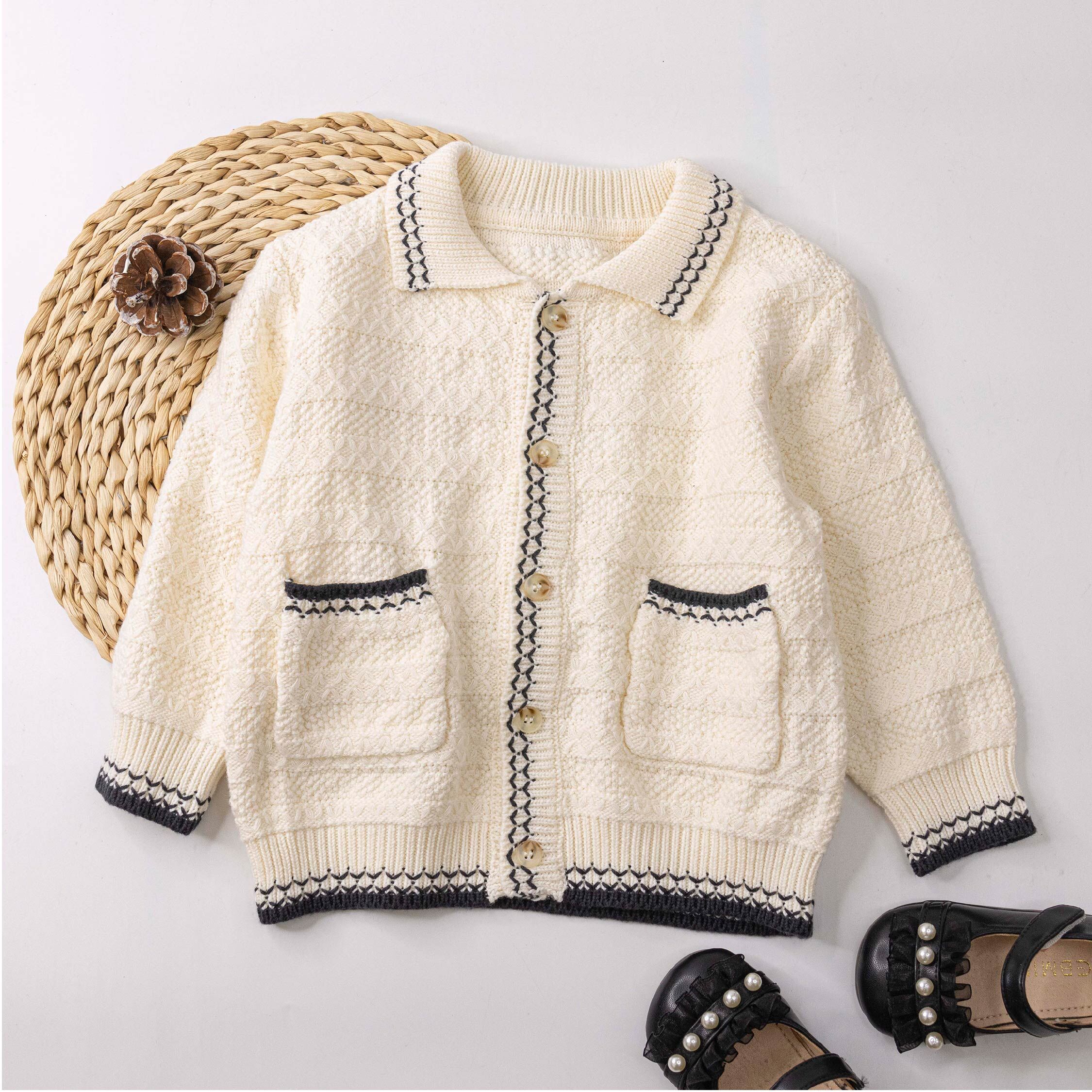 純淨系列【T3133】交叉編織氣質翻領外套