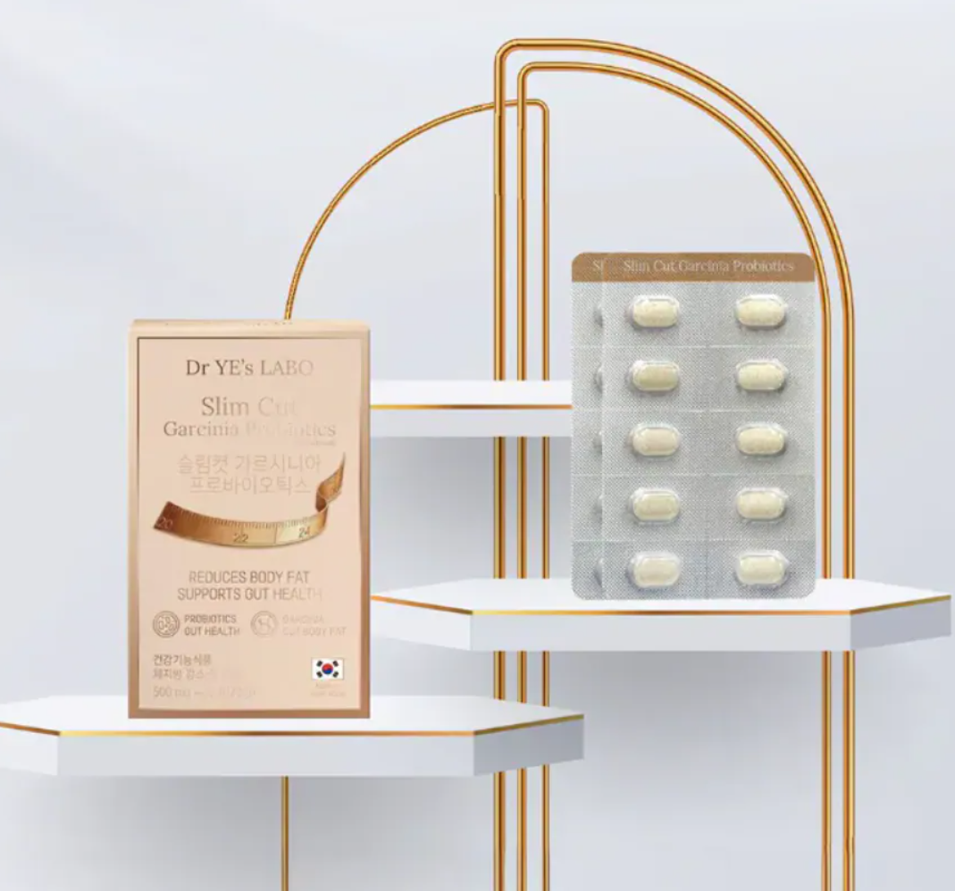 ME49 DR.YE's LABO 瘦Cut 益生菌+ 谷胱甘肽 SlimCut Garcinia Probiotics + Glutathione 500 mgx60粒(30g) (LA044)