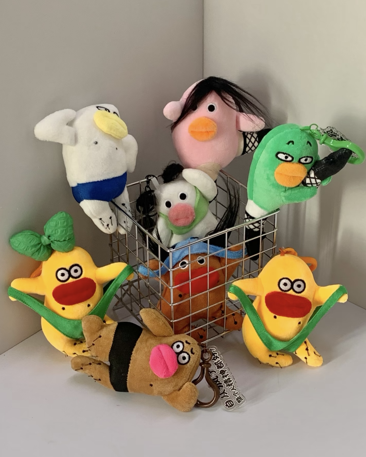 HAVEROSE 在逃瘋子 毛絨 搞怪 醜萌 吊飾 掛件 共8款