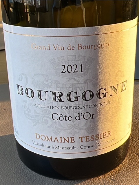 Tessier Bourgogne Cote d'Or Blanc 2021