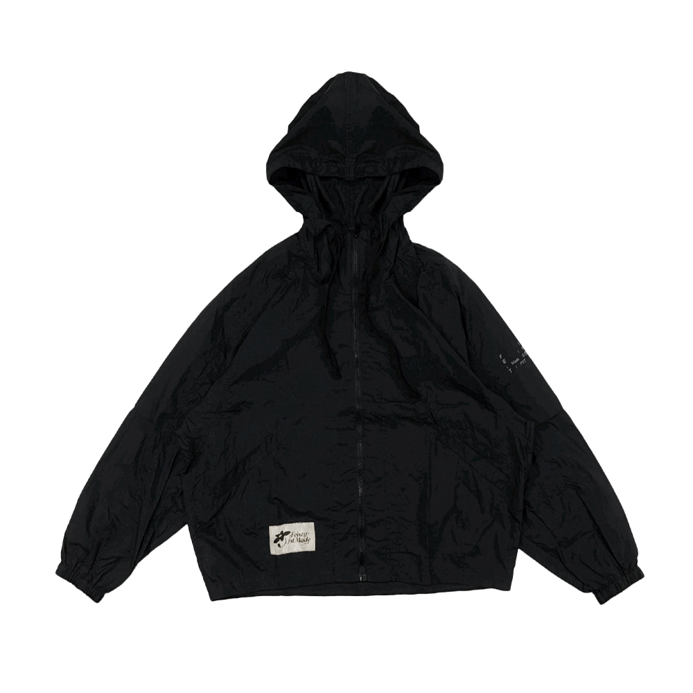 FEISTY MADE NYLON JACKET 尼龍 風衣外套 黑色 FS-US25-45 [台灣現貨]