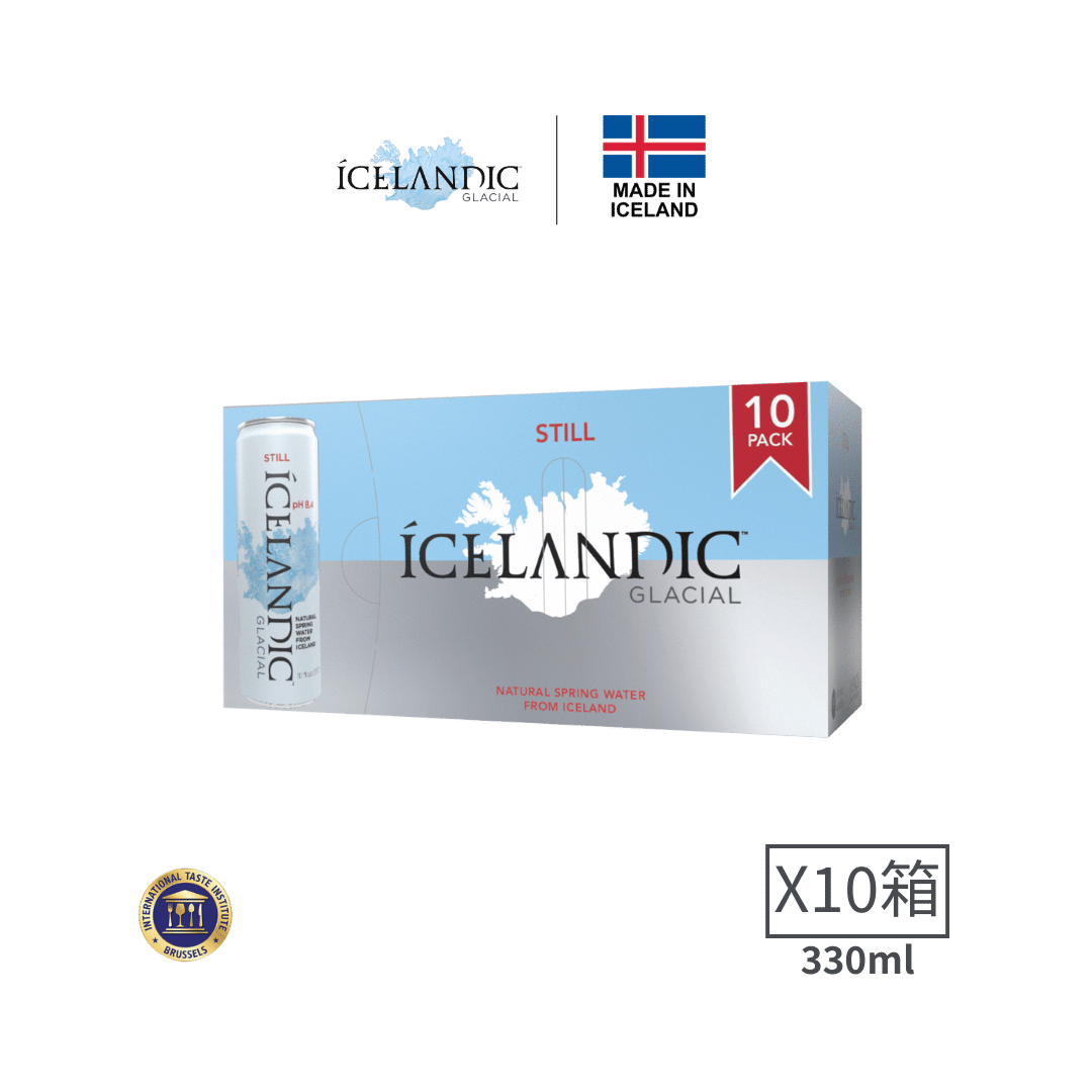 【10箱】冰島冰川純淨水 - 鋁罐