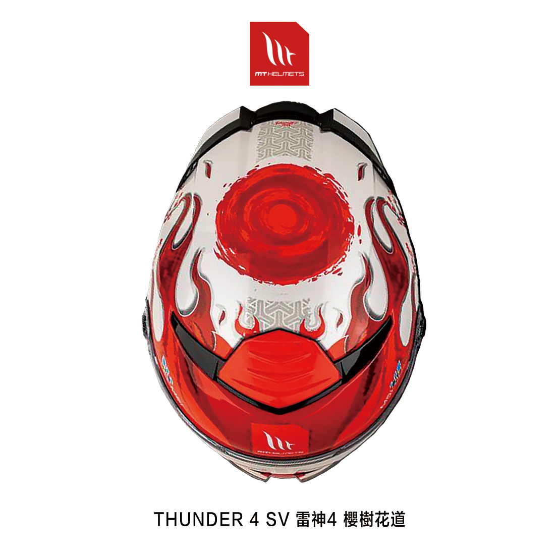 MT THUNDER 4 SV 雷神4 櫻樹花道 彩繪 全罩安全帽