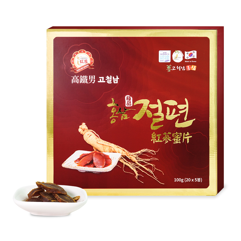 【高鐵男】極品高麗紅蔘蜜片禮盒(結帳再享9折優惠)