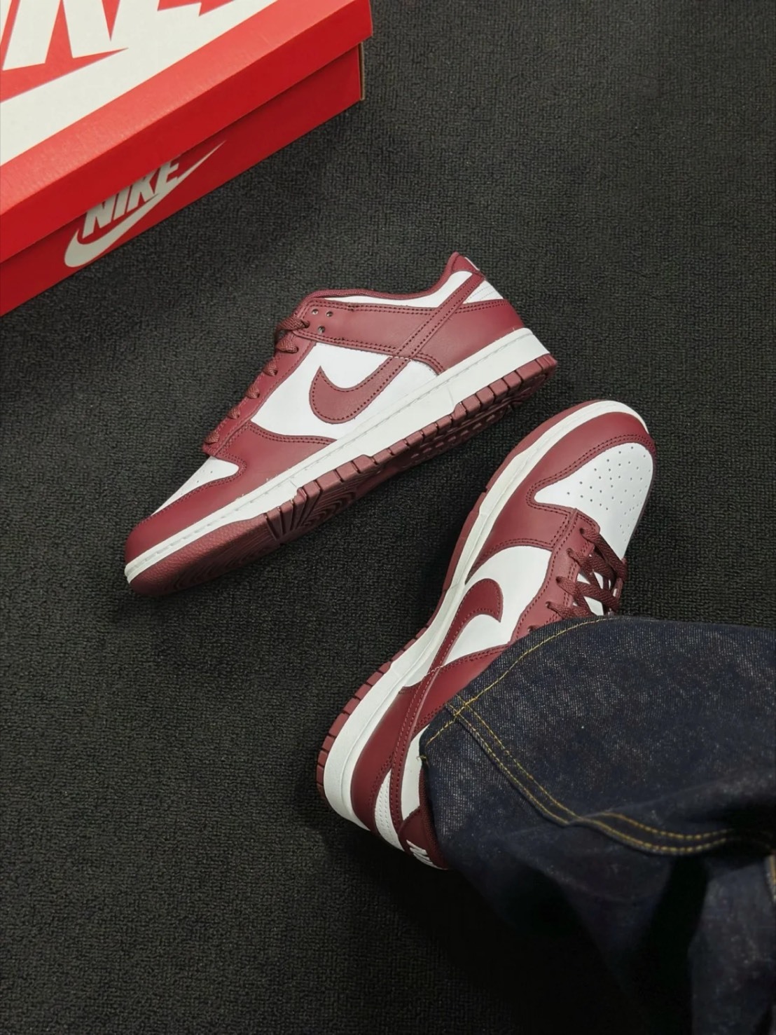 NIKE DUNK 復古 酒紅