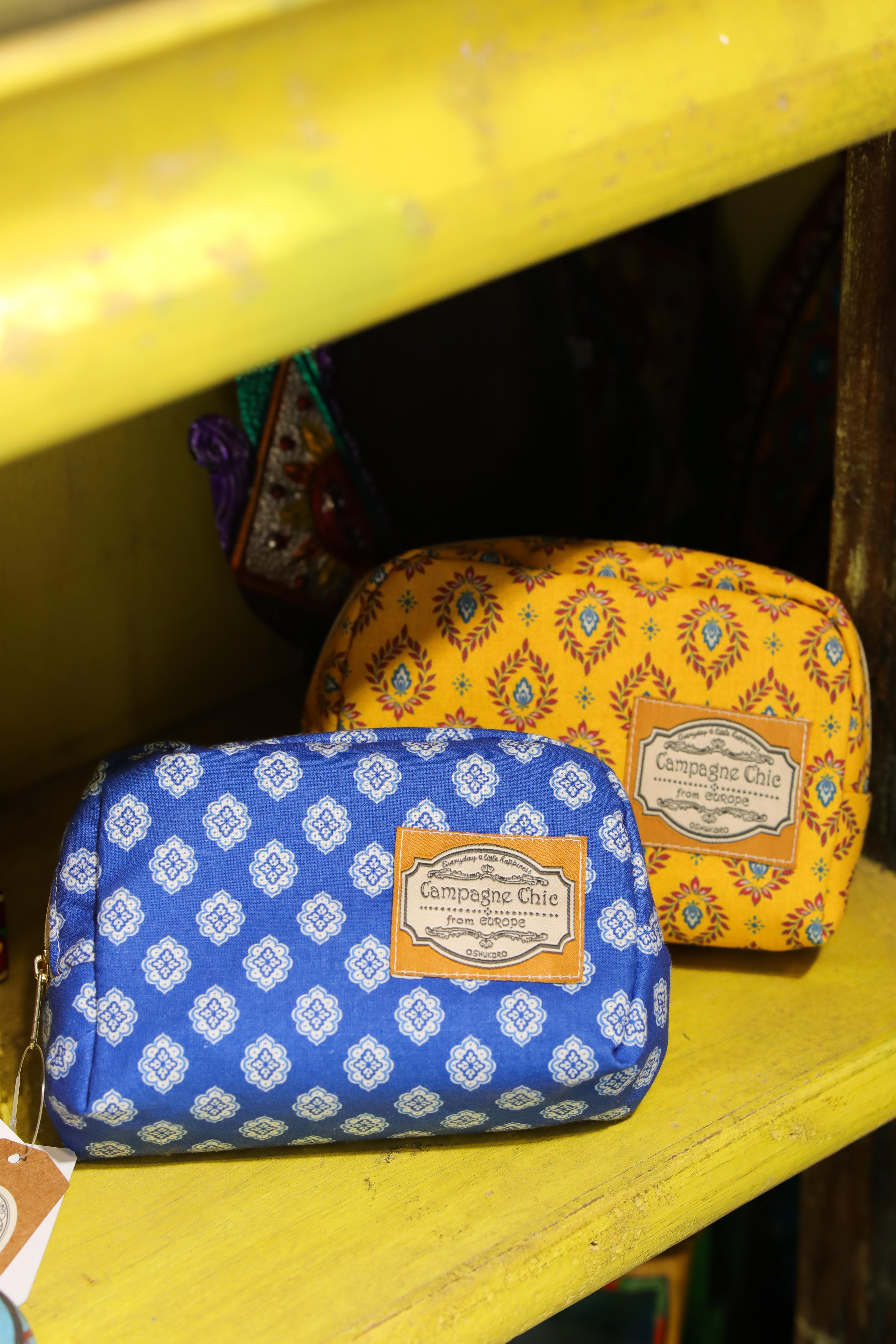 Amina 歐洲航路 化妝袋 LJMP3106 - 藍色 / 黃色 (1222)