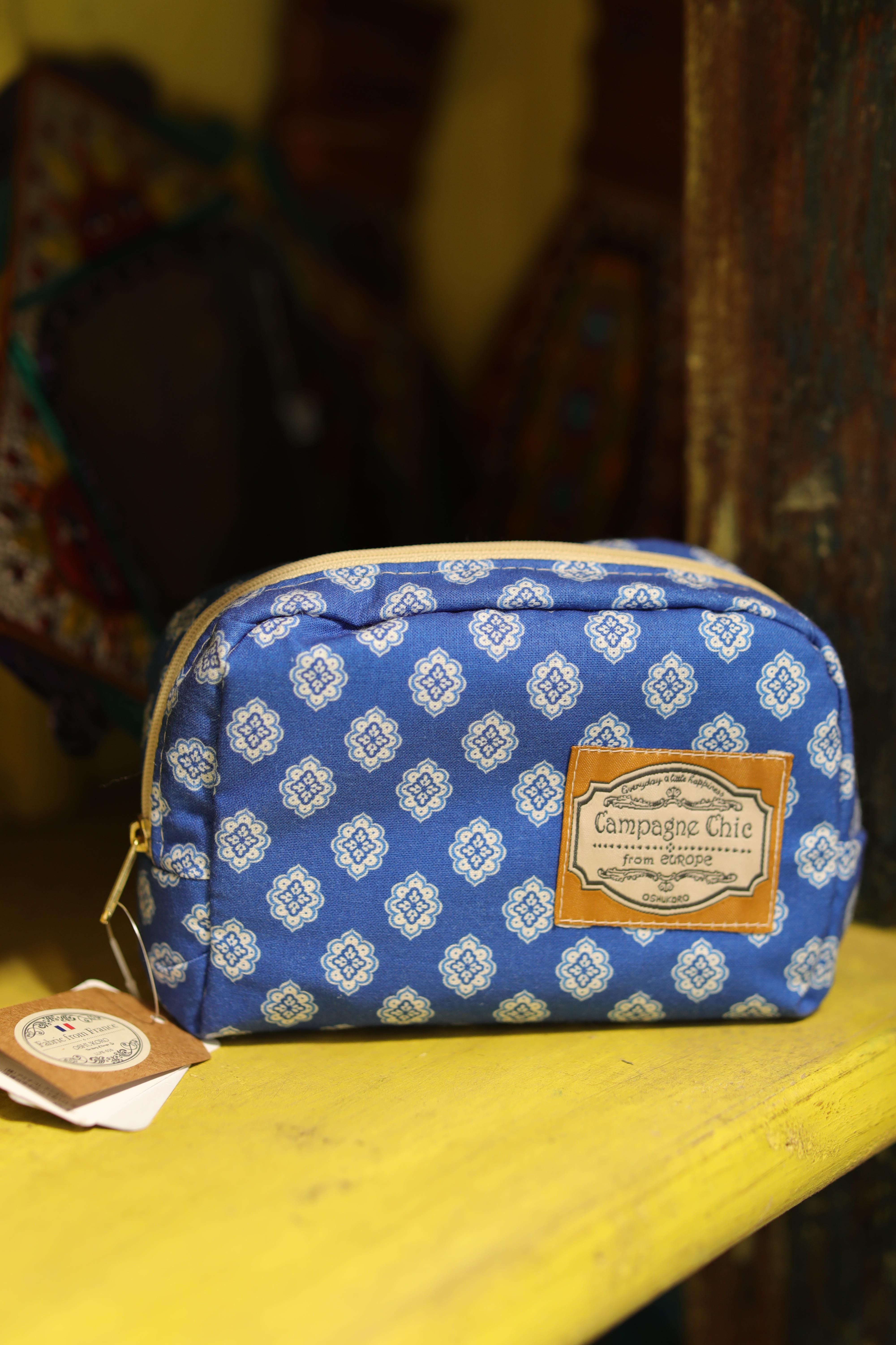 Amina 歐洲航路 化妝袋 LJMP3106 - 藍色 / 黃色 (1222)