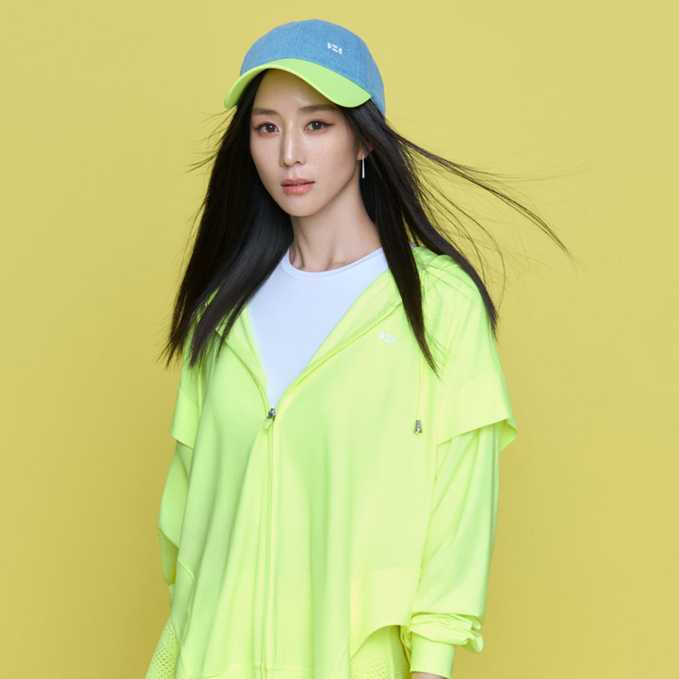 HOII DENIM SPLICING BASEBALL CAP