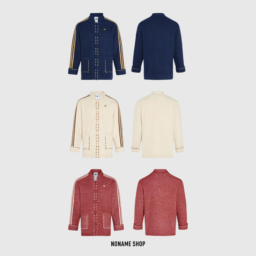 ADIDAS Originals FW25 KNIT JACKET 中式 運動 寬鬆 立領 條紋 外套 三色 (男/女同款)