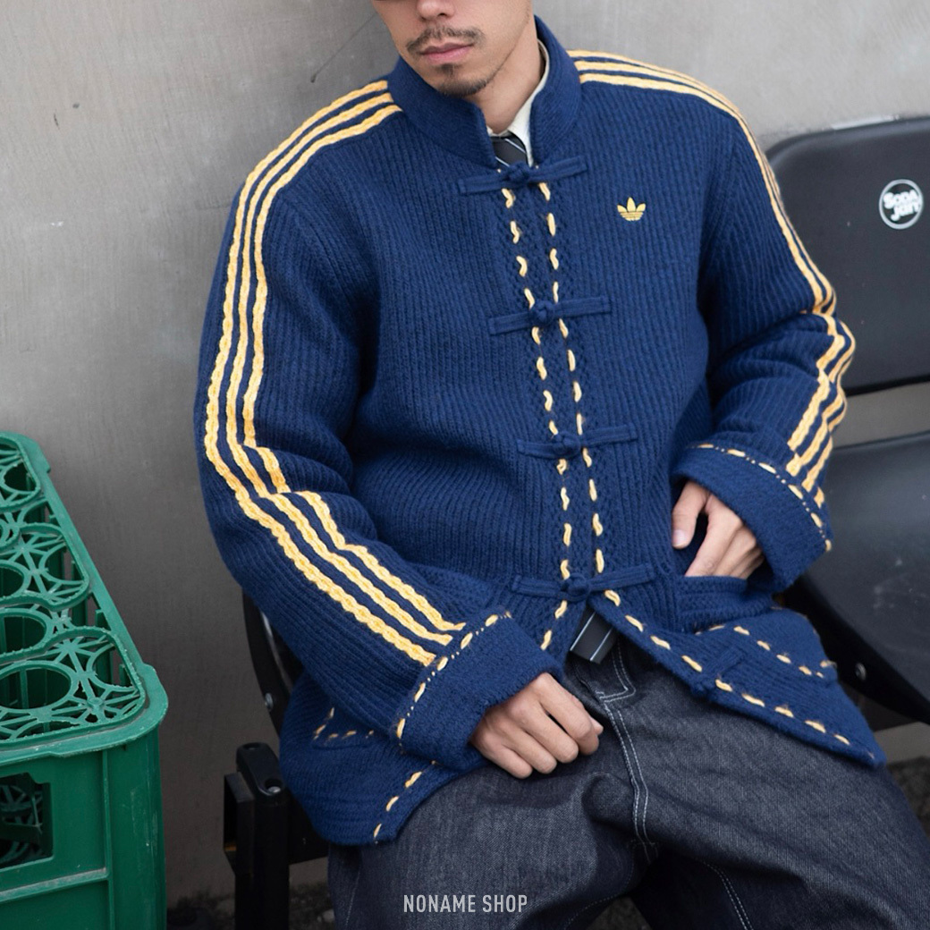 ADIDAS Originals FW25 KNIT JACKET 中式 運動 寬鬆 立領 條紋 外套 三色 (男/女同款)