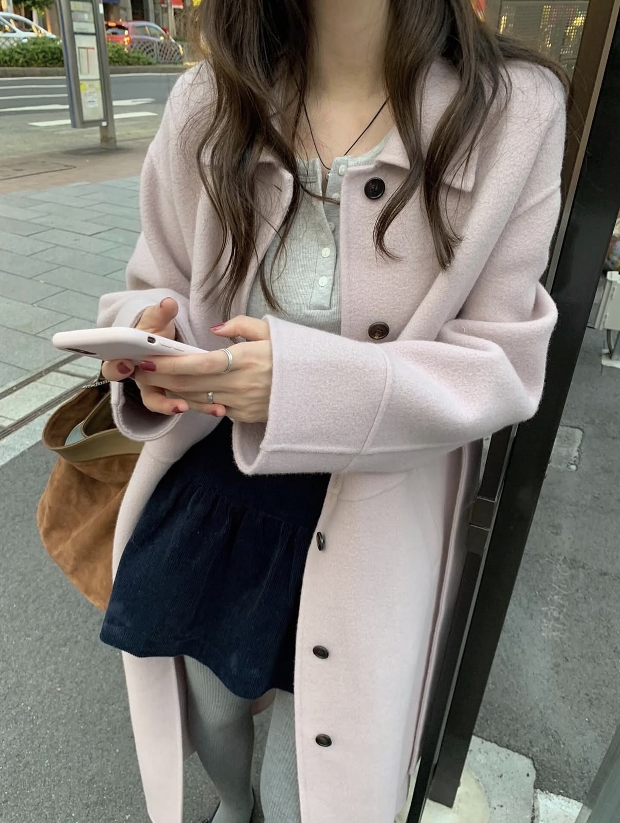 Ivelisse Pure-Line Wool Coat [ 2 colors / Free ]