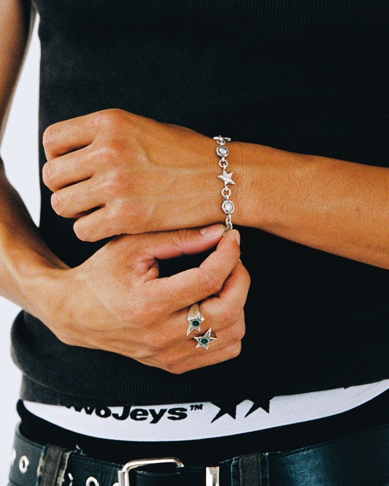 TwoJeys｜Squadra Bracelet (White)