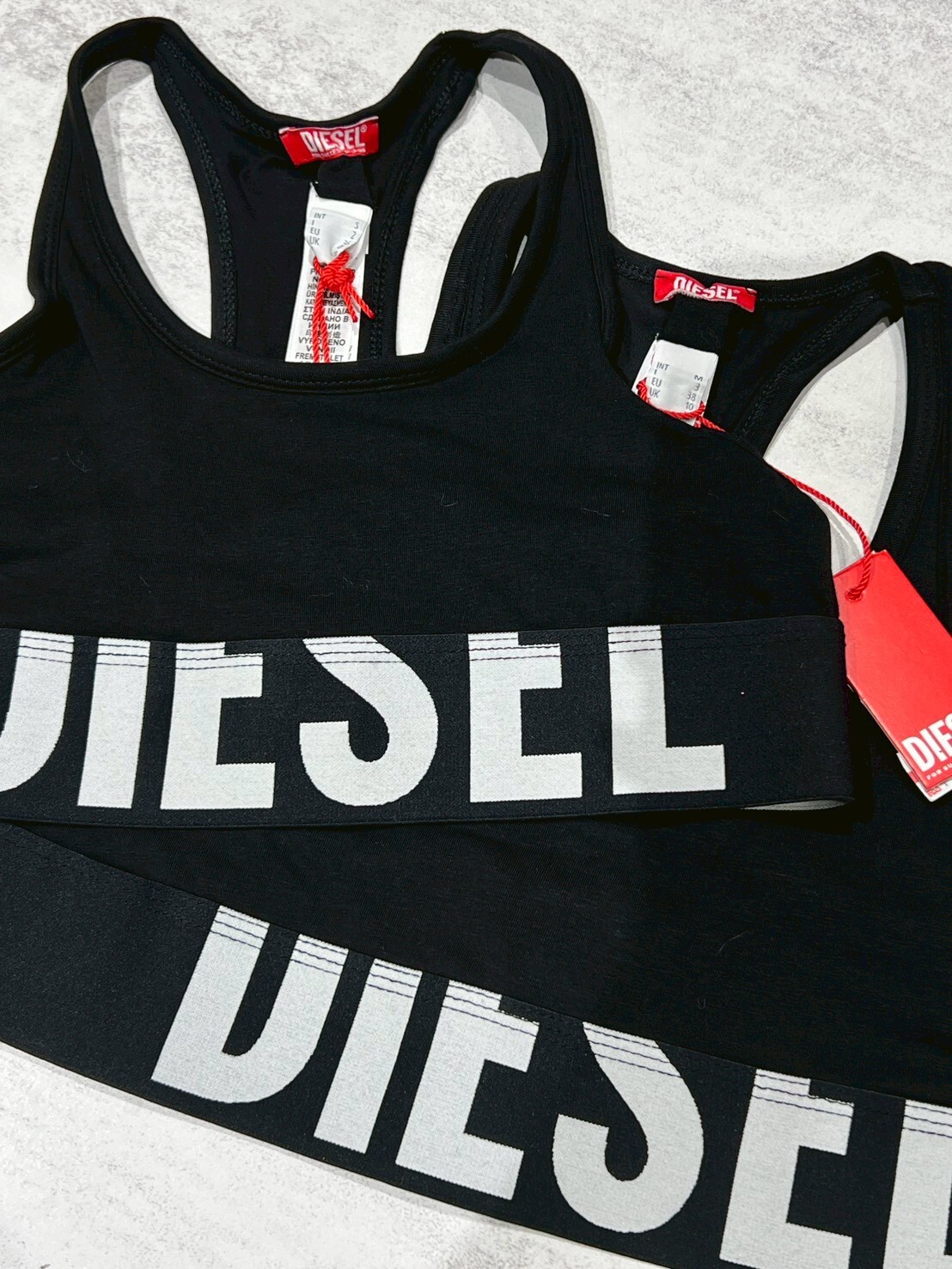 現貨半價 DIESEL 黑色Logo運動背心 內衣