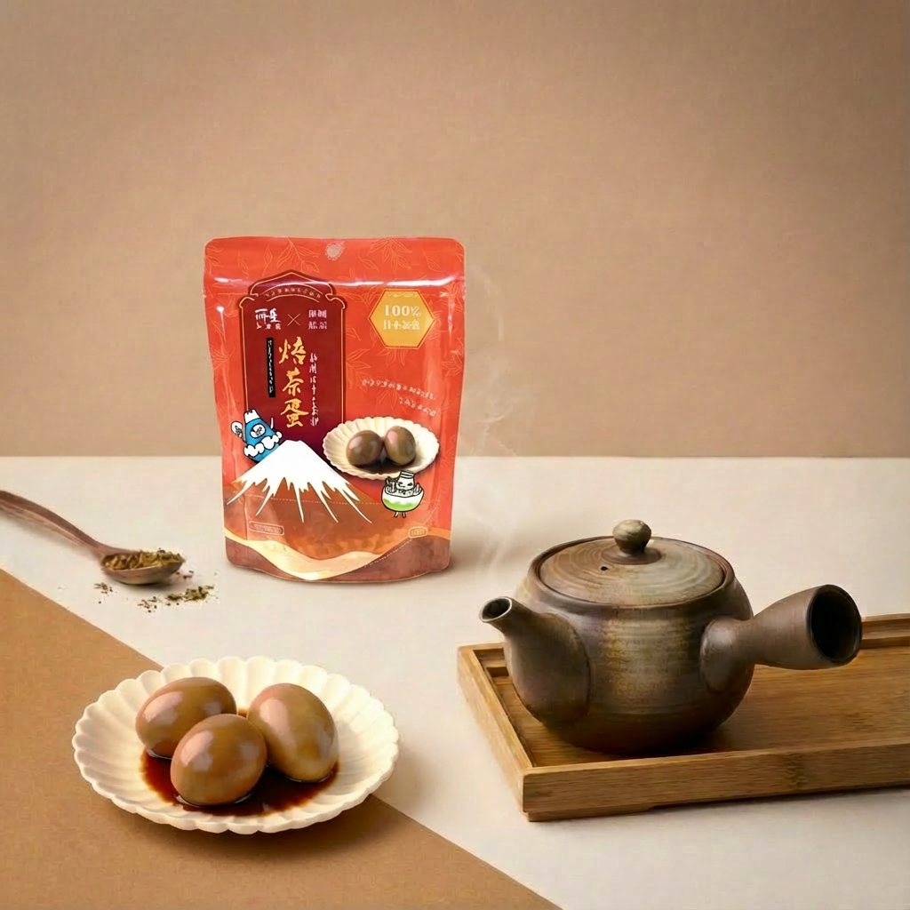 [Refrigerated Product] Shizuoka Roasted Tea Egg｜Taiwan Braising Craft × Japanese Tea Spirit
