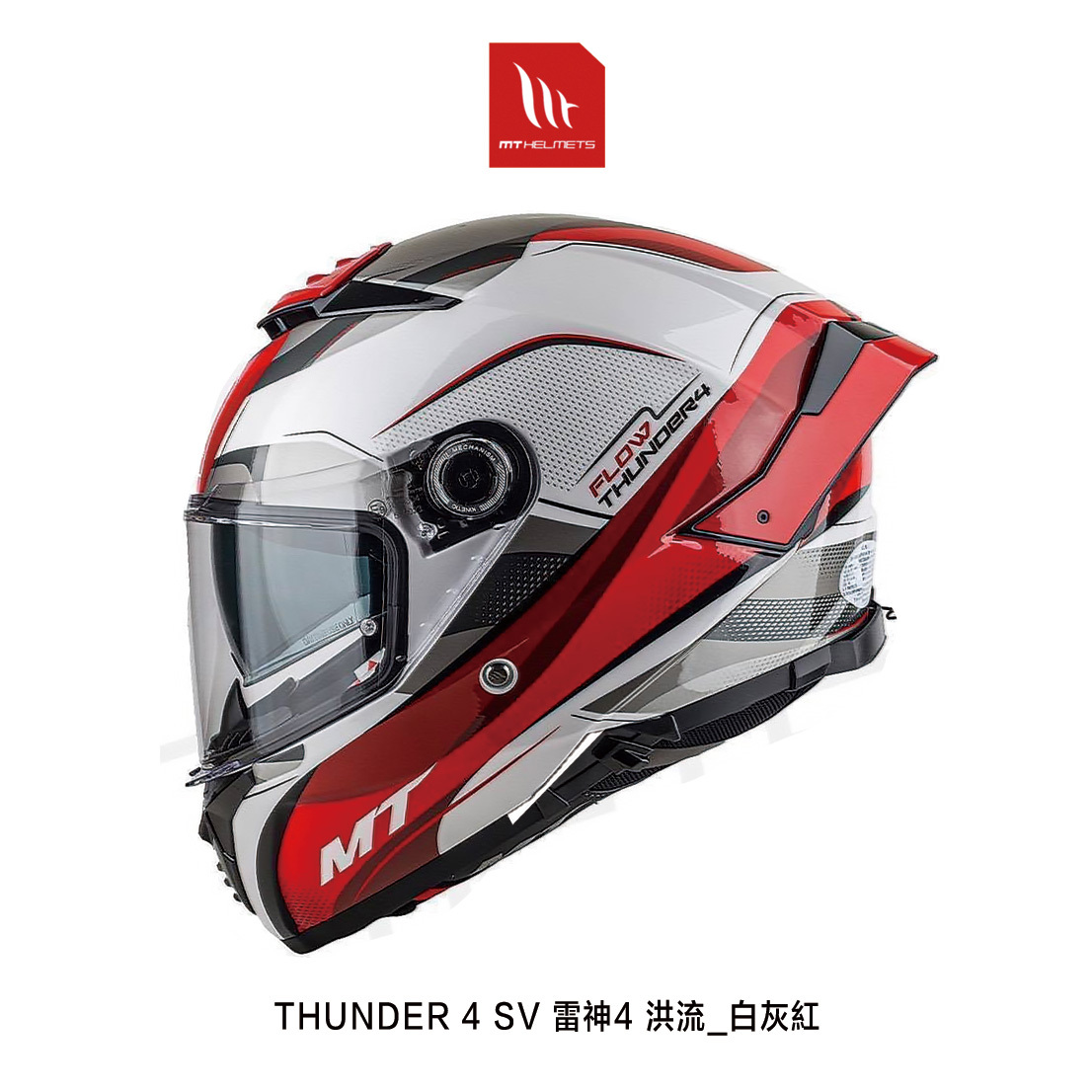 MT THUNDER 4 SV 雷神4 洪流 彩繪 全罩安全帽