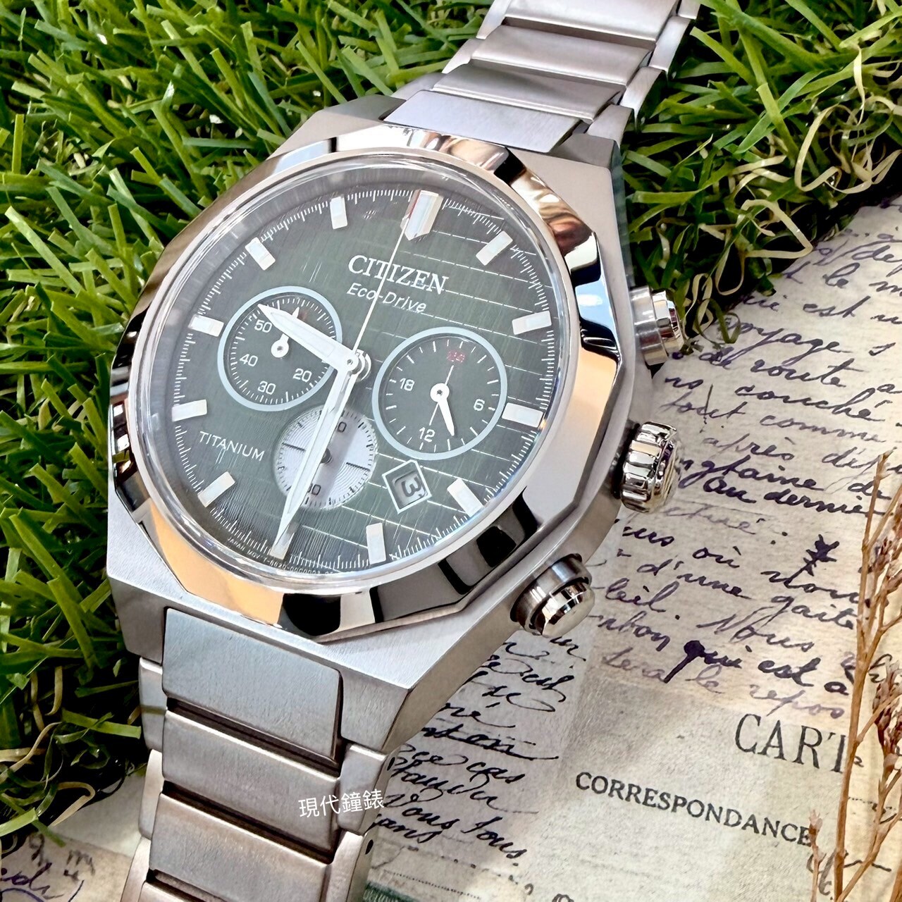 【CITIZEN 星辰】鈦金屬碼表計時CA4691-59X 41mm 現代鐘錶