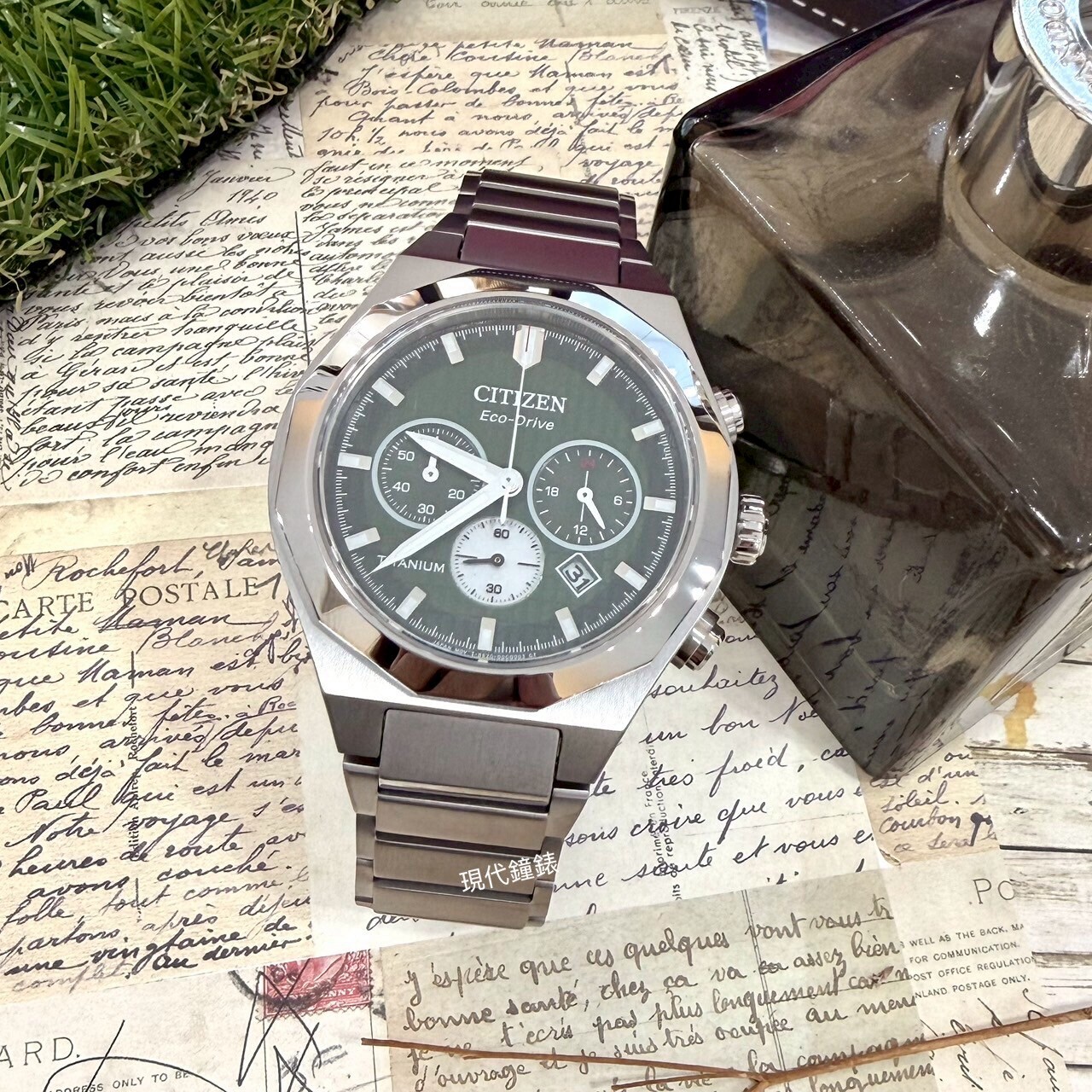 【CITIZEN 星辰】鈦金屬碼表計時CA4691-59X 41mm 現代鐘錶