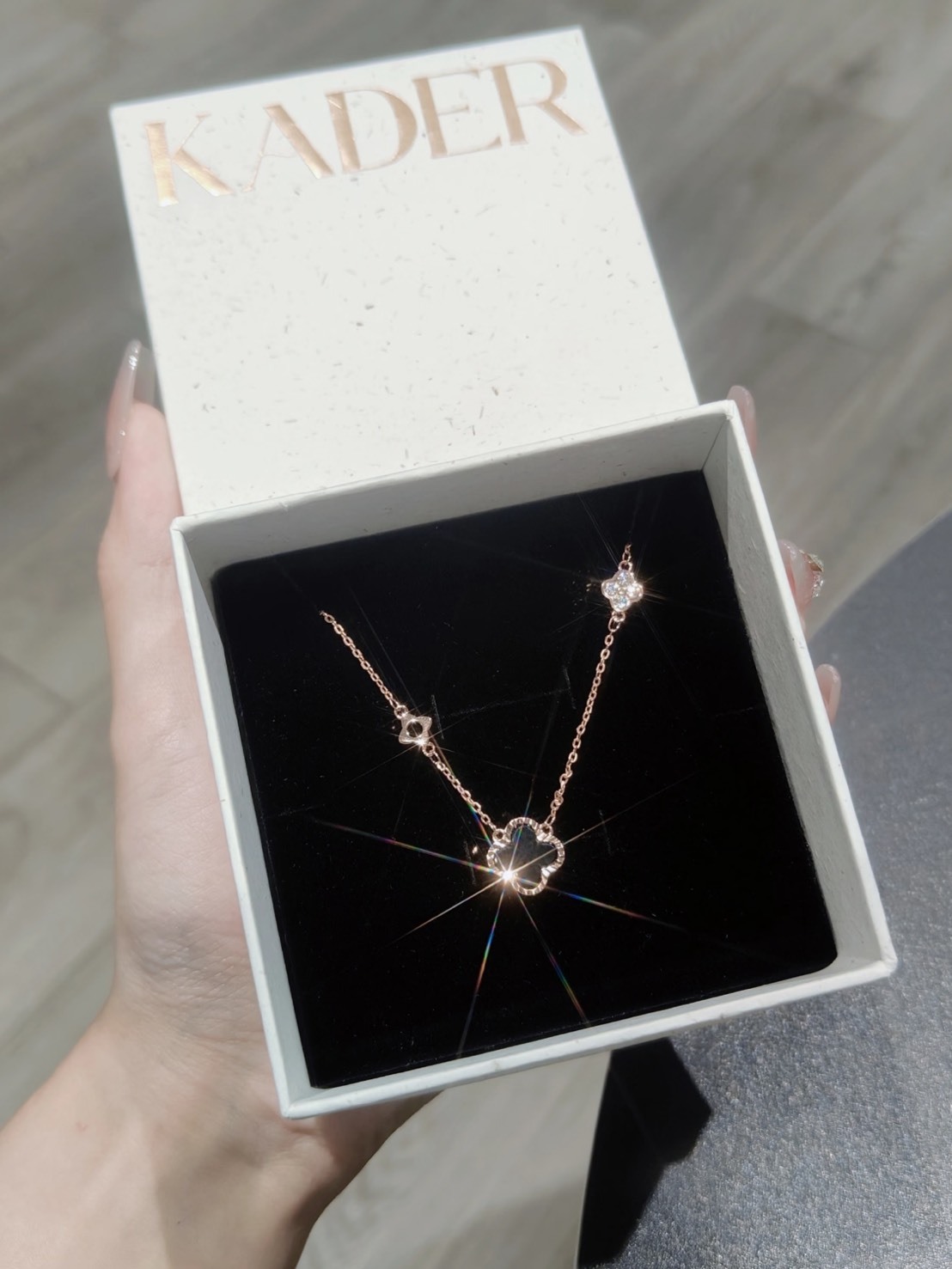 聖誕限定 卡蒂羅 KADER 四葉草系列 項鏈