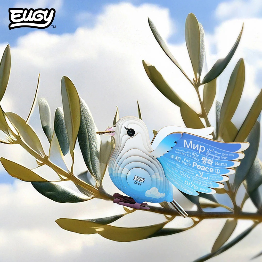EUGY 3D Cardboard Kit Set Model - 505 Dove