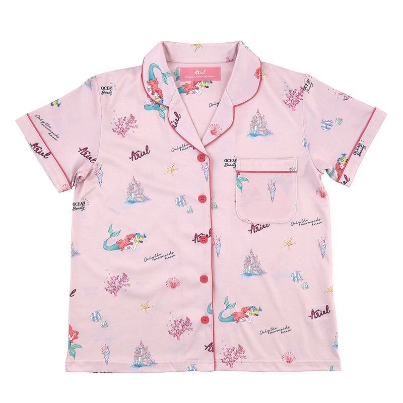 迪士尼公主 小魚仙 愛麗兒 美人魚公主夏 短袖睡衣 L 碼