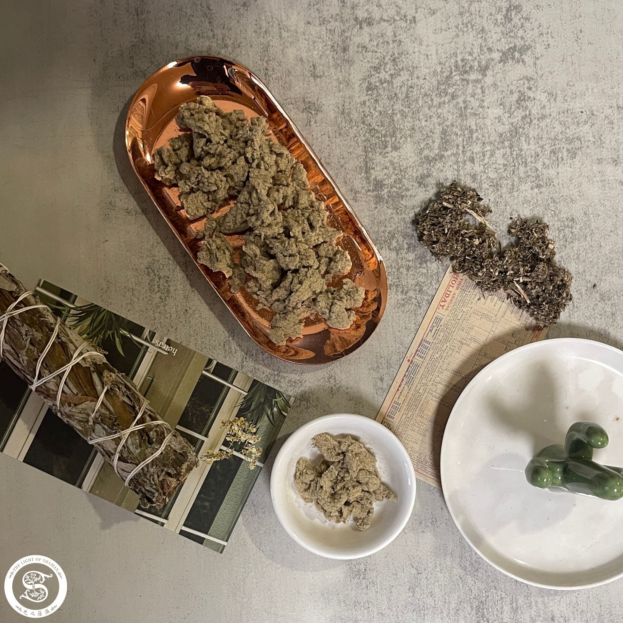 黑色鼠尾草絨粉-限量美國原裝進口乾燥黑色鼠尾草絨粉50g 夢幻鼠尾草清除深層負能量 Black Sage - 光之薩滿